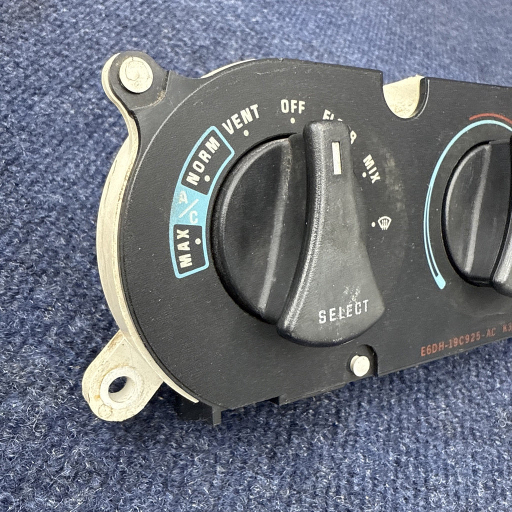 1987-1989 Ford Mustang Heater  A/C Climate Control OEM Foxbody E6DH-19C925-AC