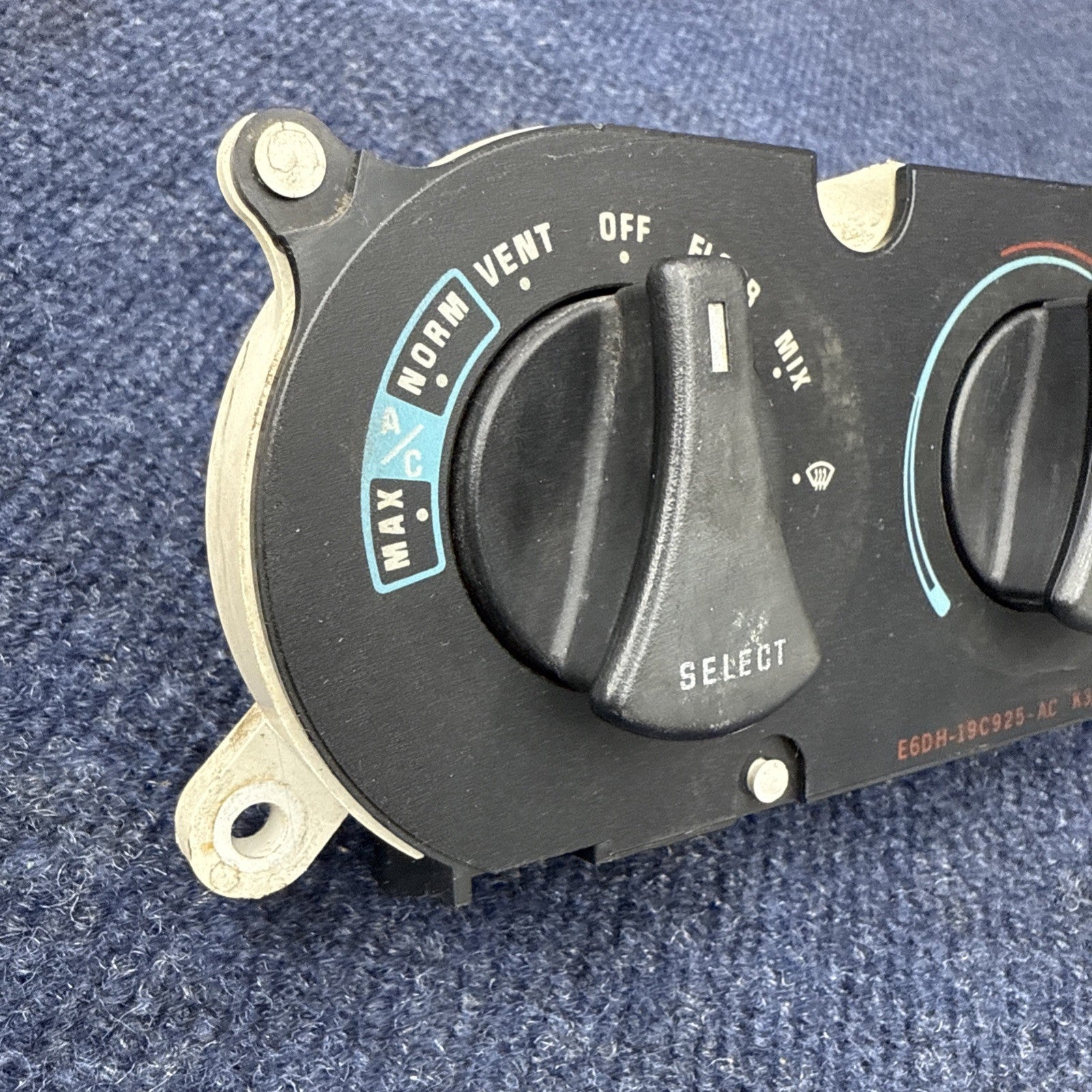 1987-1989 Ford Mustang Heater  A/C Climate Control OEM Foxbody E6DH-19C925-AC