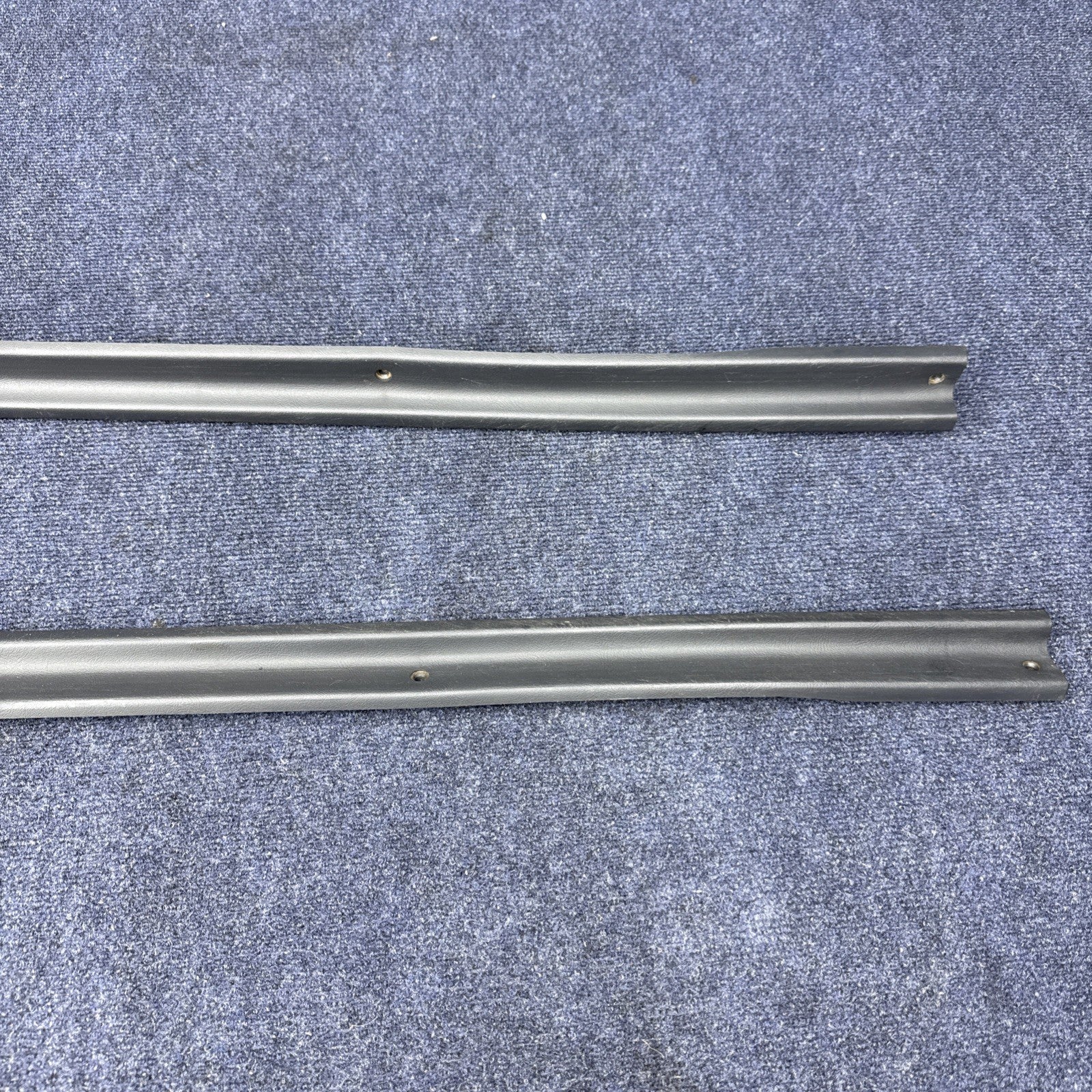 1984-1989 Lincoln Mark VII Door Sill Trim Panel PAIR LH RH OEM GREY LSC