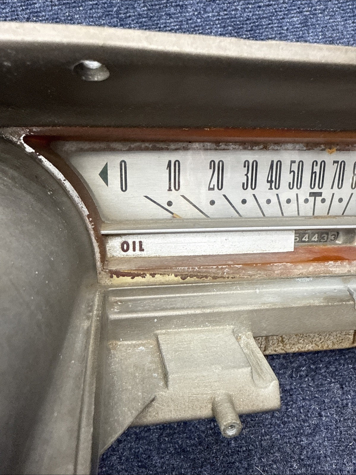 1963 1964 Ford Galaxie 500 Dash Instrument Cluster Speedometer Gauges OEM WHITE