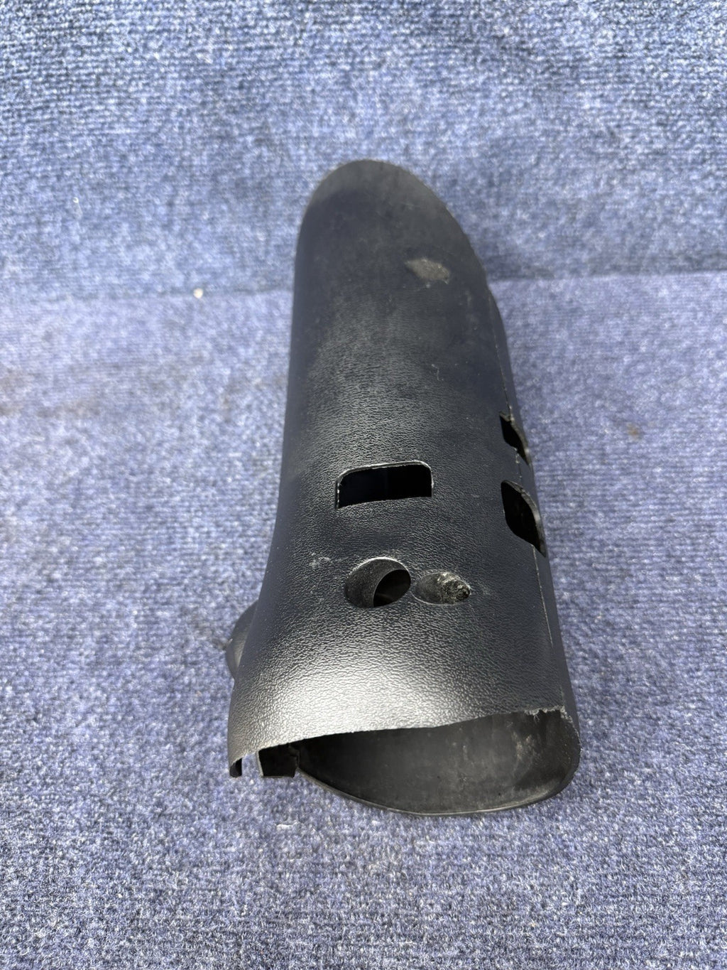 79-86 Mustang Tilt Steering Column Trim 2 Piece Upper Lower Cover 5.0 OEM Black