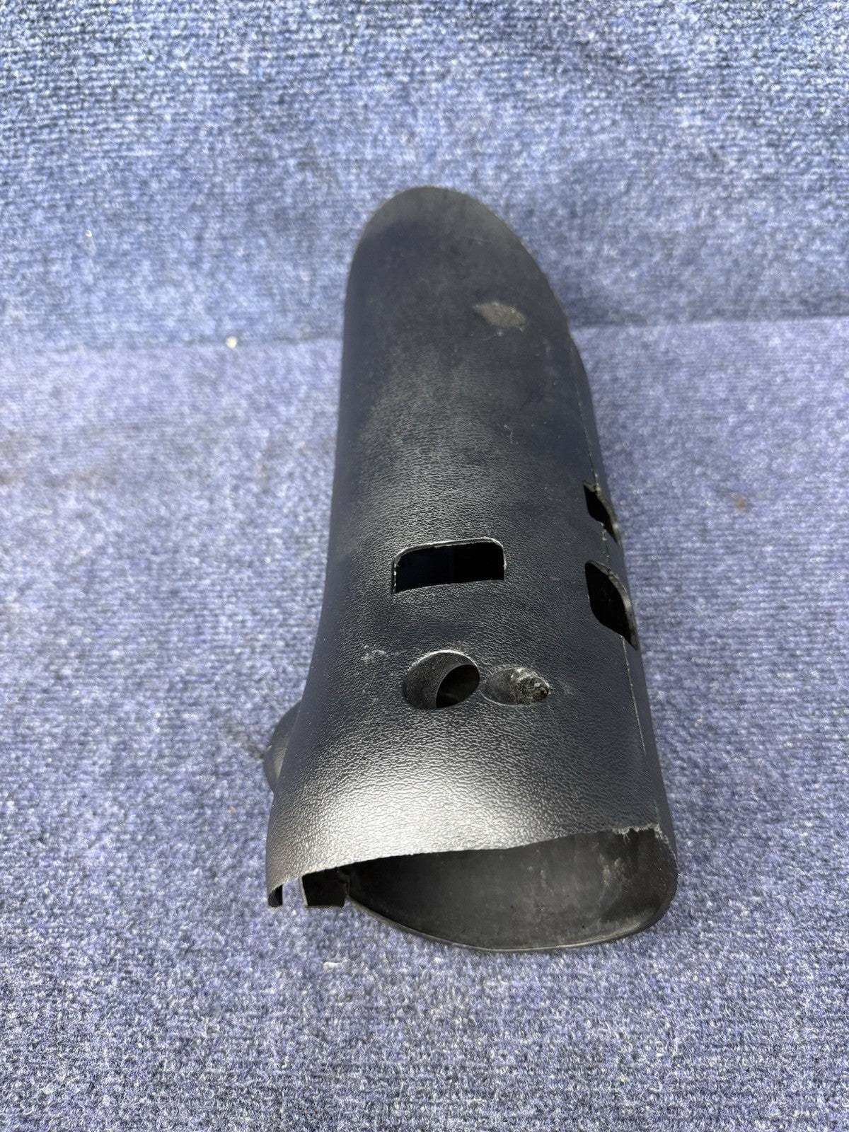 79-86 Mustang Tilt Steering Column Trim 2 Piece Upper Lower Cover 5.0 OEM Black