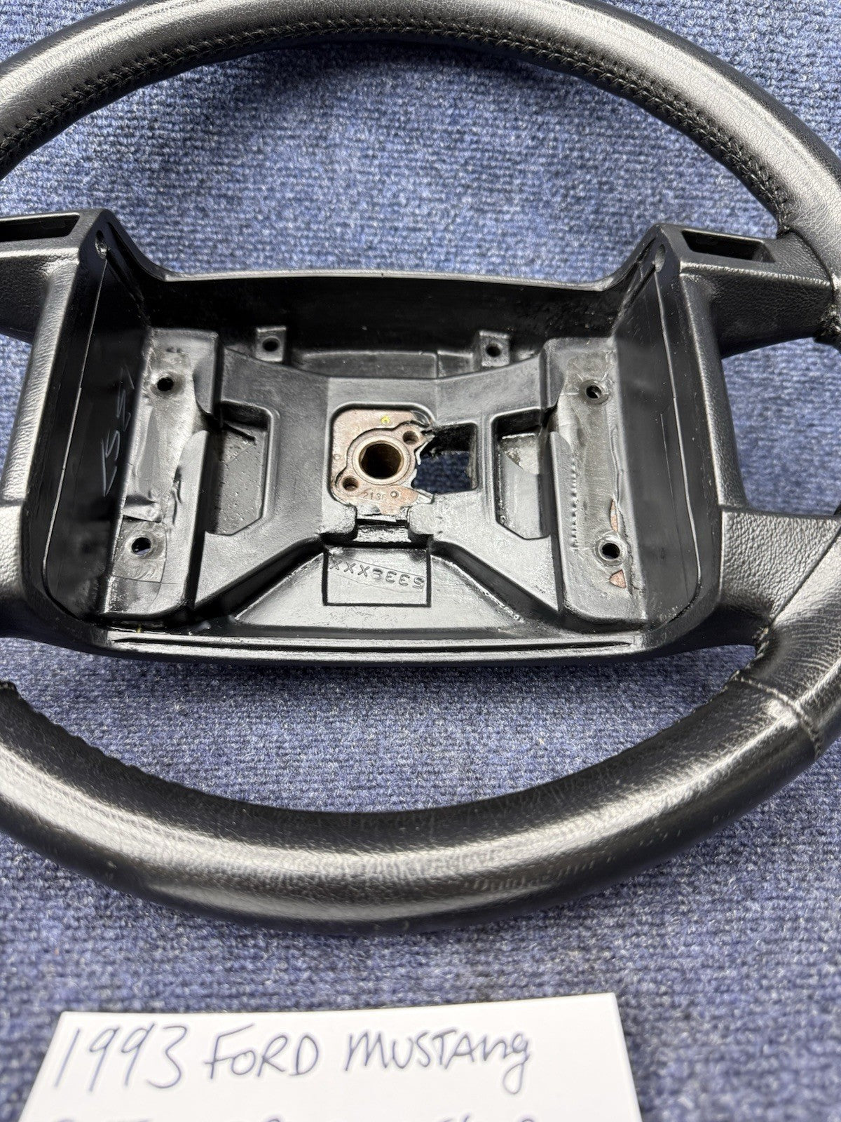 1993 Ford Mustang Cobra OEM Steering Wheel / Cruise Control Delete SVT '93