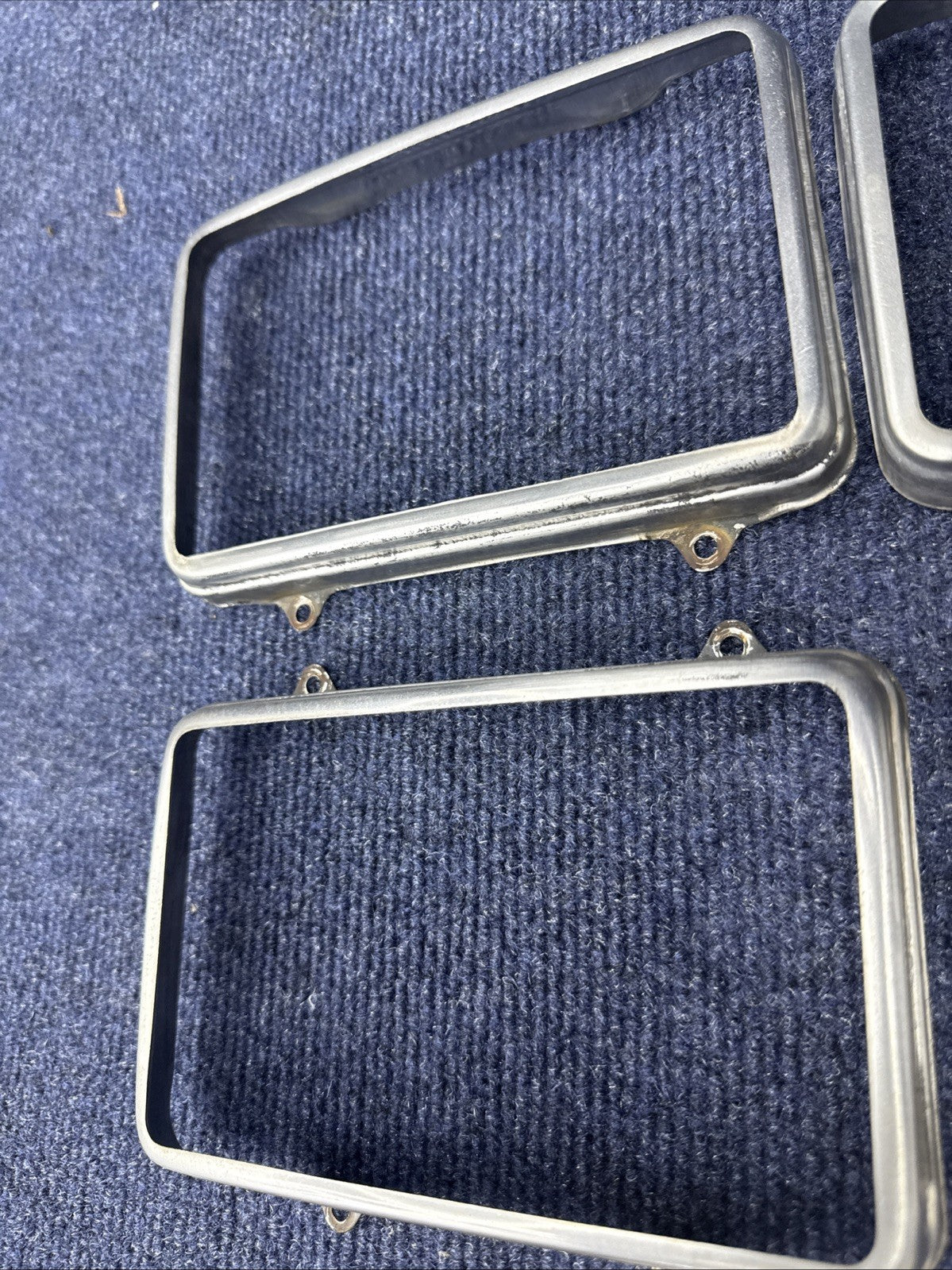1979-86 Ford Mustang Rectangular Headlight   Retaining Ring Set Of 4