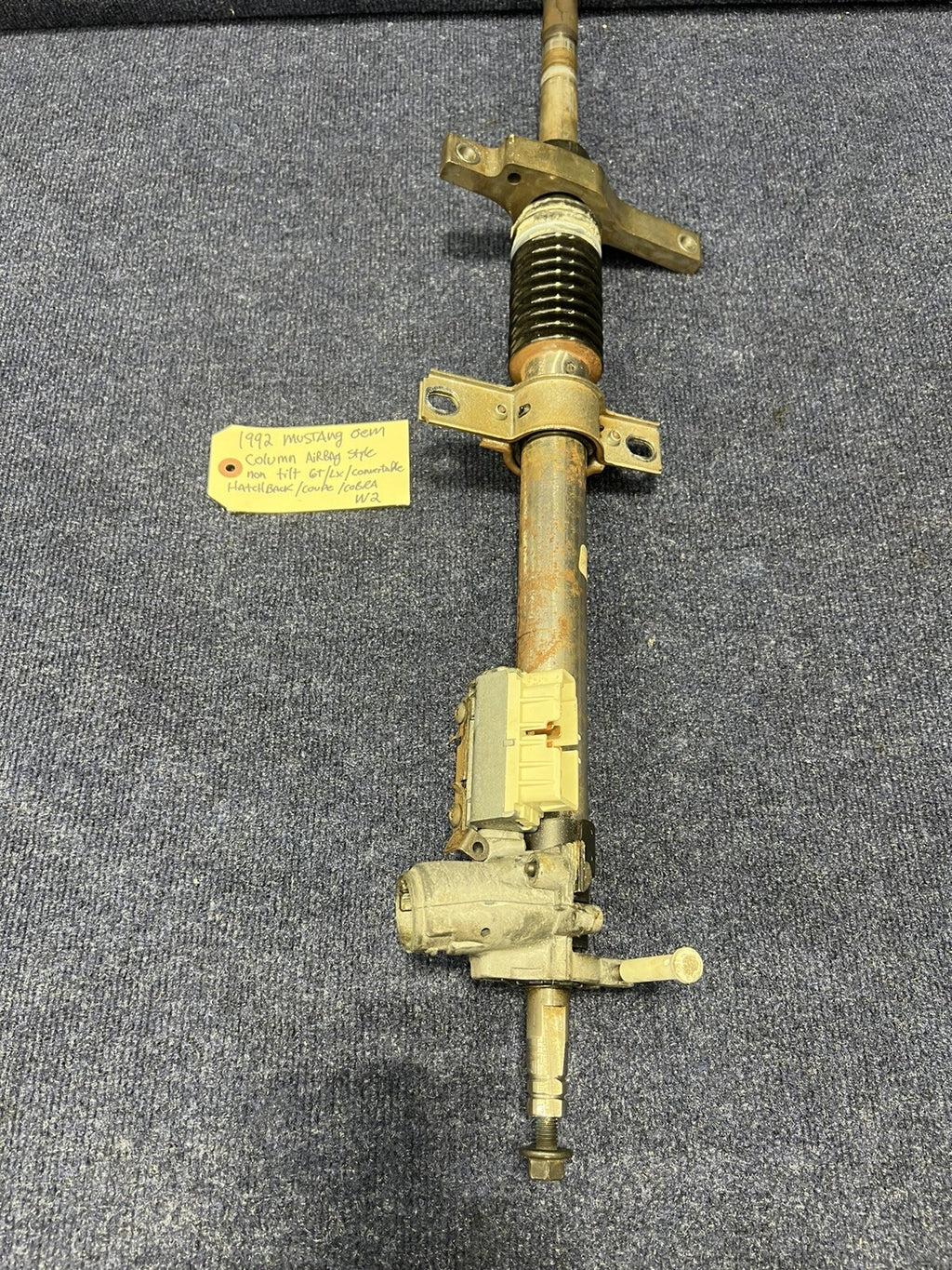 90-93 Ford Fox Body Mustang Steering Column Non Tilt 1990 1991 1992 1993 Oem Gt