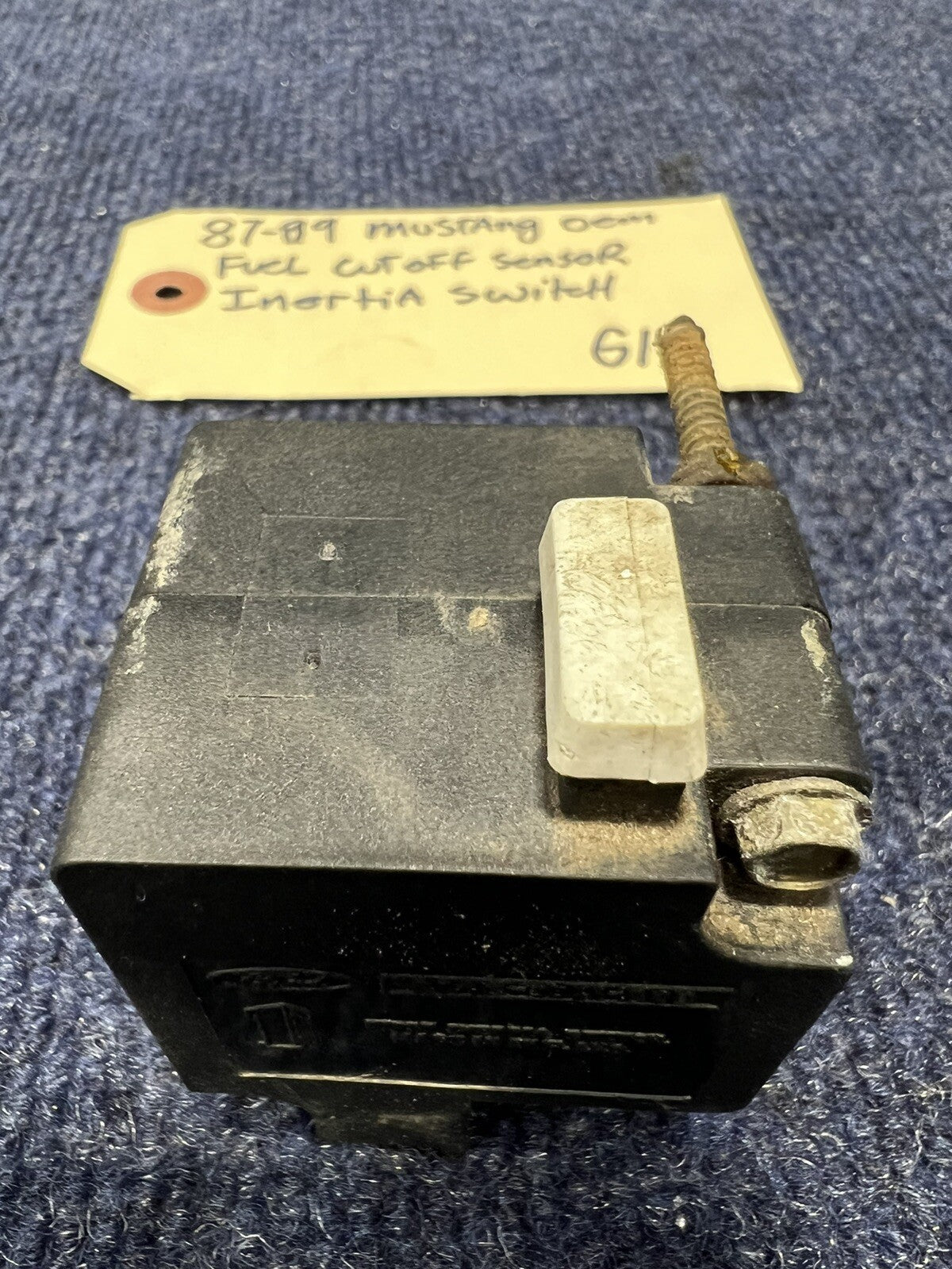 87-89 Ford Mustang Fuel Inertia Switch Gas Cutoff Sensor Gas Relay Factory OEM