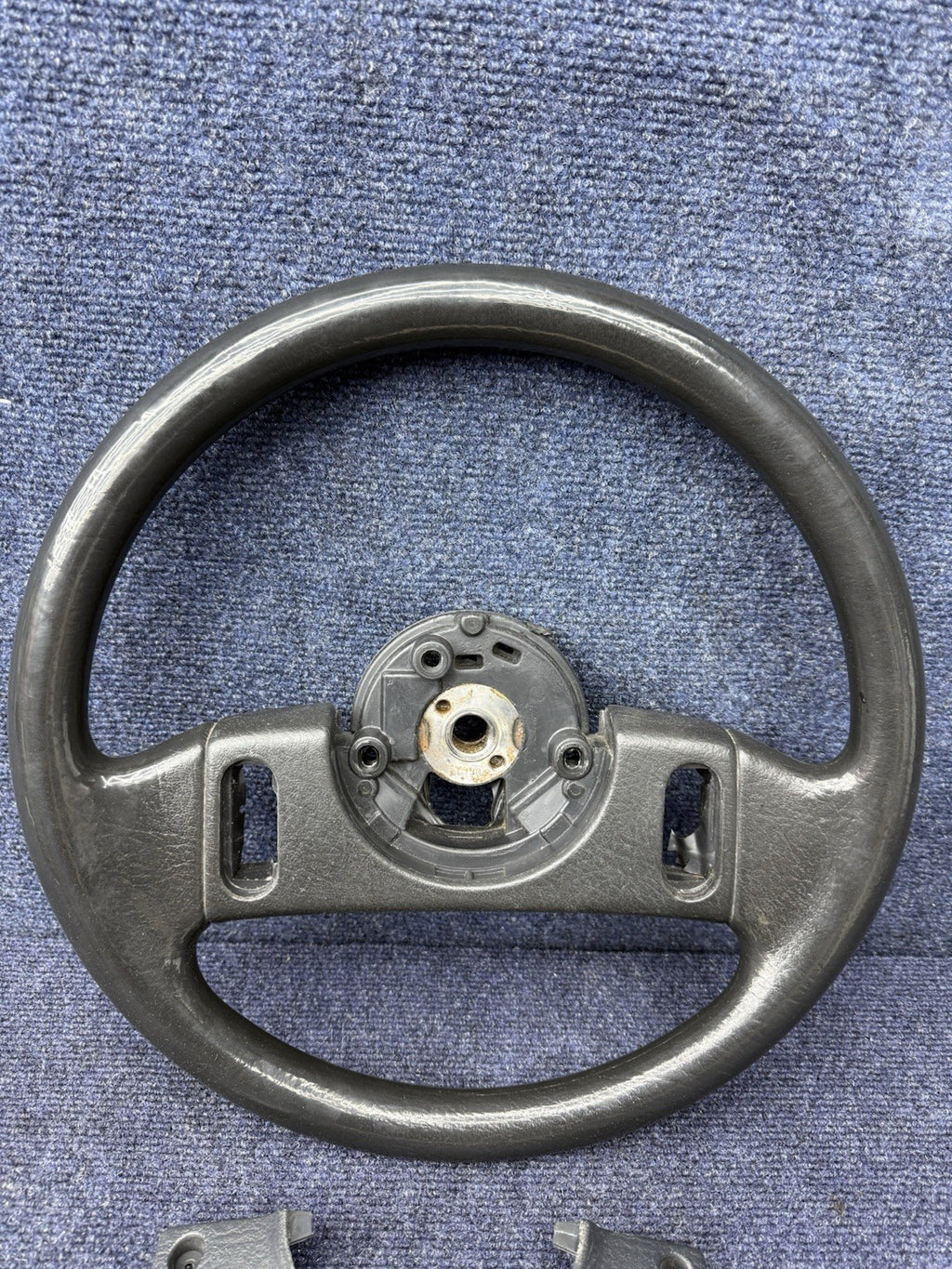 1987-1989 FORD MUSTANG BLACK STEERING WHEEL 87 88 89 OEM GT LX 2 Spoke Factory