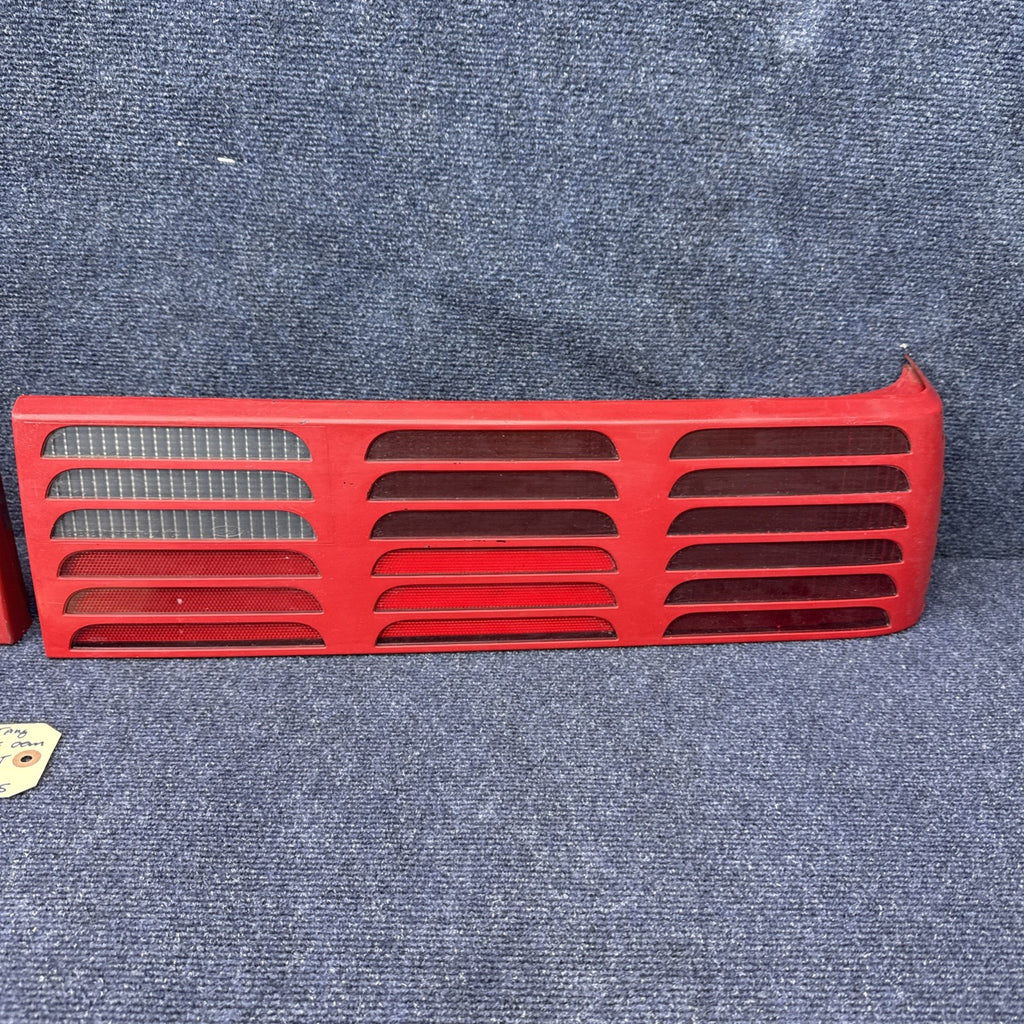 87-93 Ford Mustang GT Tail Light Lens OEM Stock 5.0L LH & Rh Pair Cheese Grader