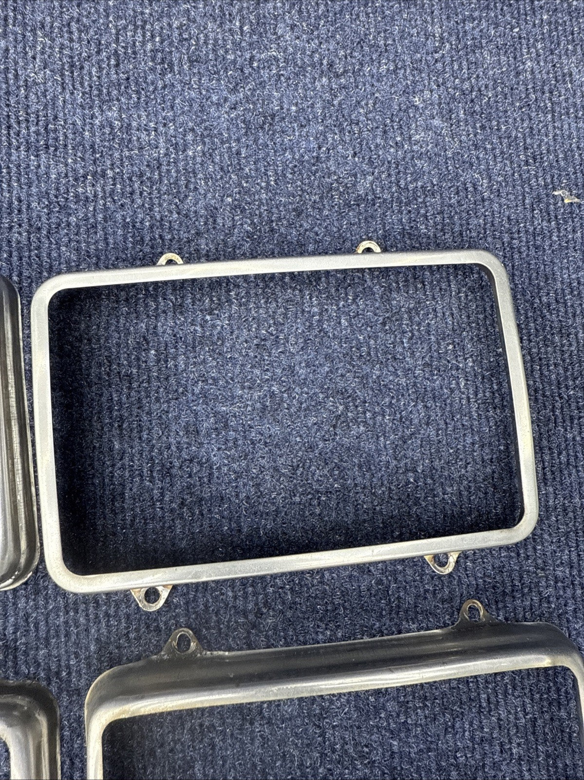 1979-86 Ford Mustang Rectangular Headlight   Retaining Ring Set Of 4