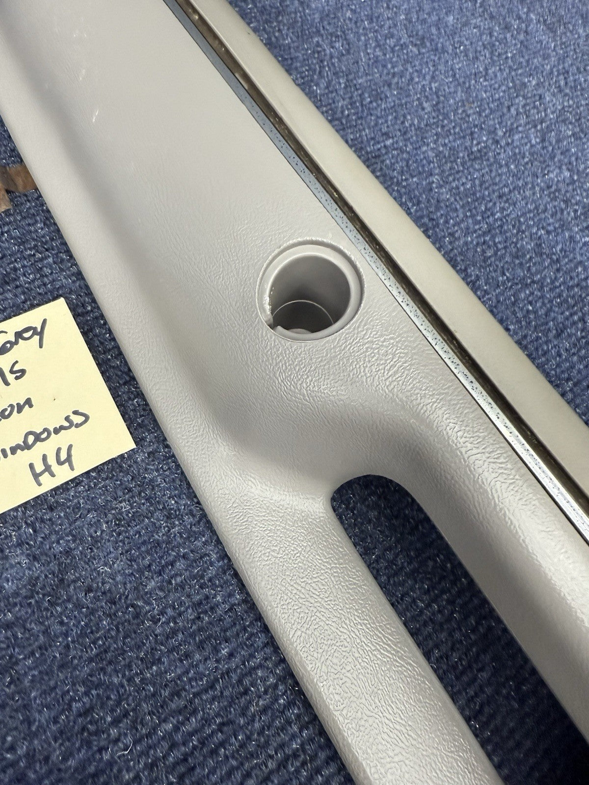 87-93 Ford Fox Body Mustang Gray Door Handle Pull Armrest 1987-1993 5.0L OEM
