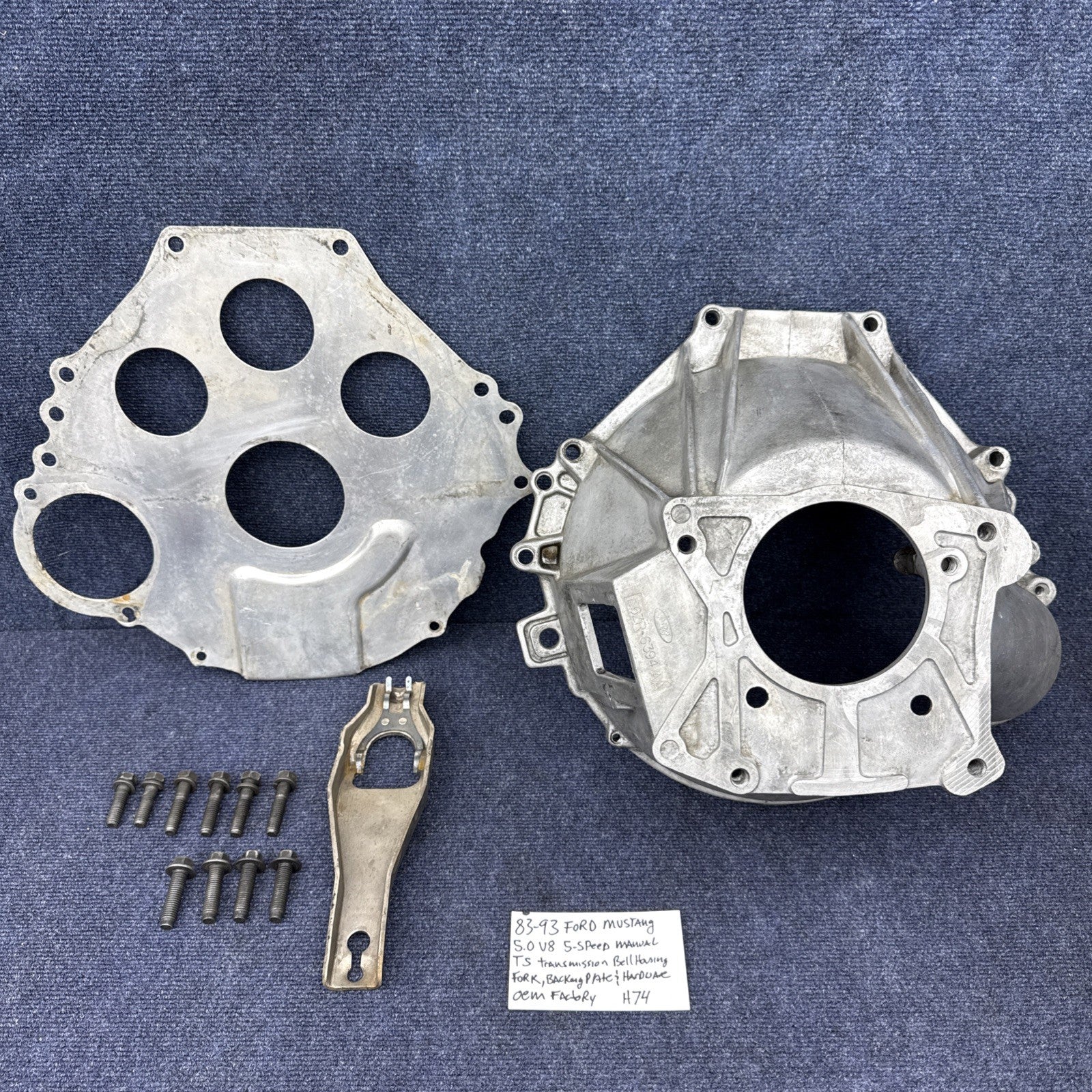 83-93 Ford Mustang 5.0L 5 Speed T5 Bell Housing E6ZR-6394-AA OEM OEM Complete