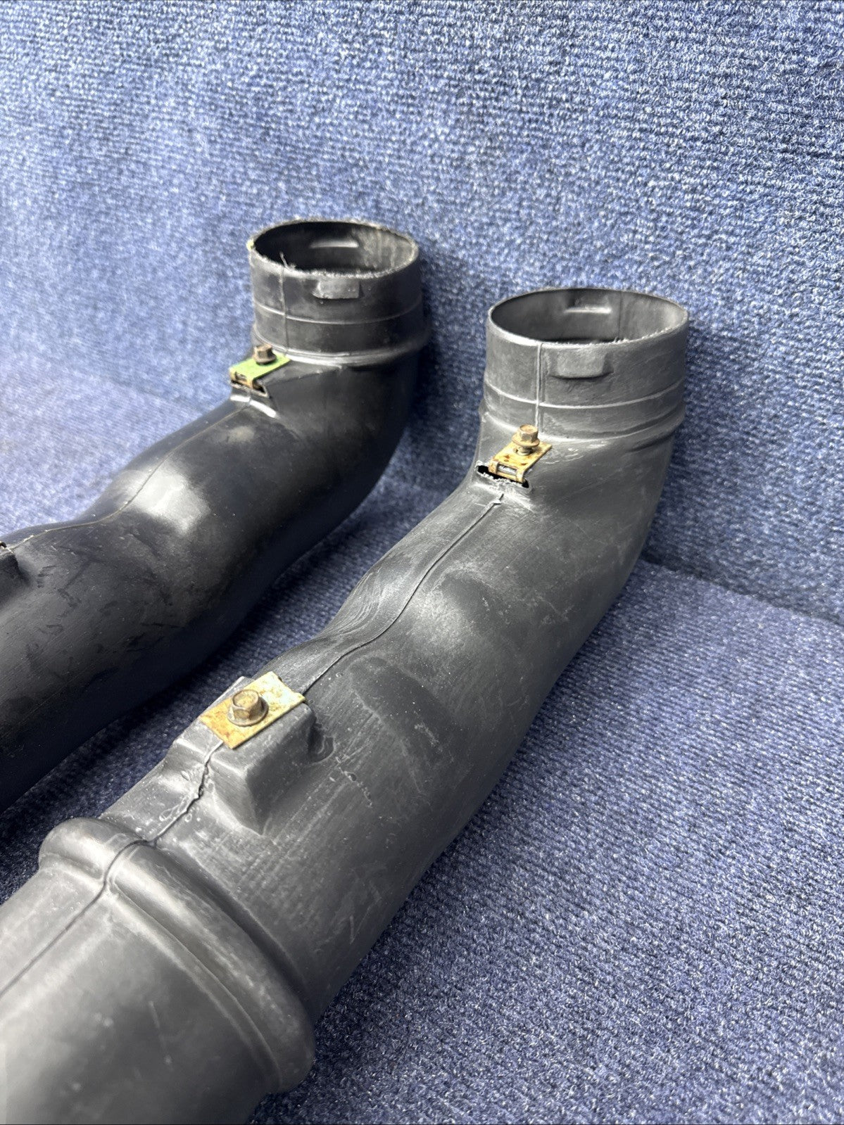 1982 1983 1984 1985 Mustang Gt Dual Snorkel Air Cleaner Ducts Tubes OEM Foxbody