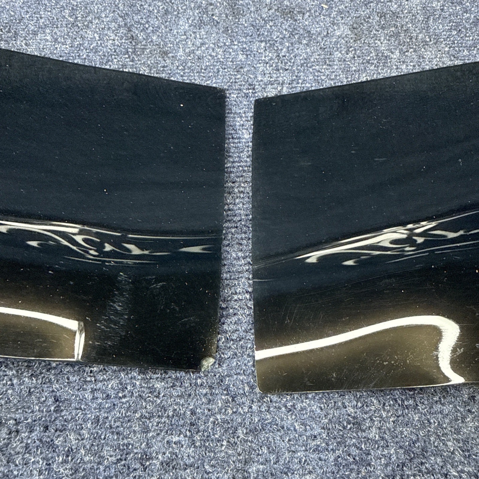 Nos Vintage Shades Of Competition Taillight Covers 87-93 Mustang Black Out Pair