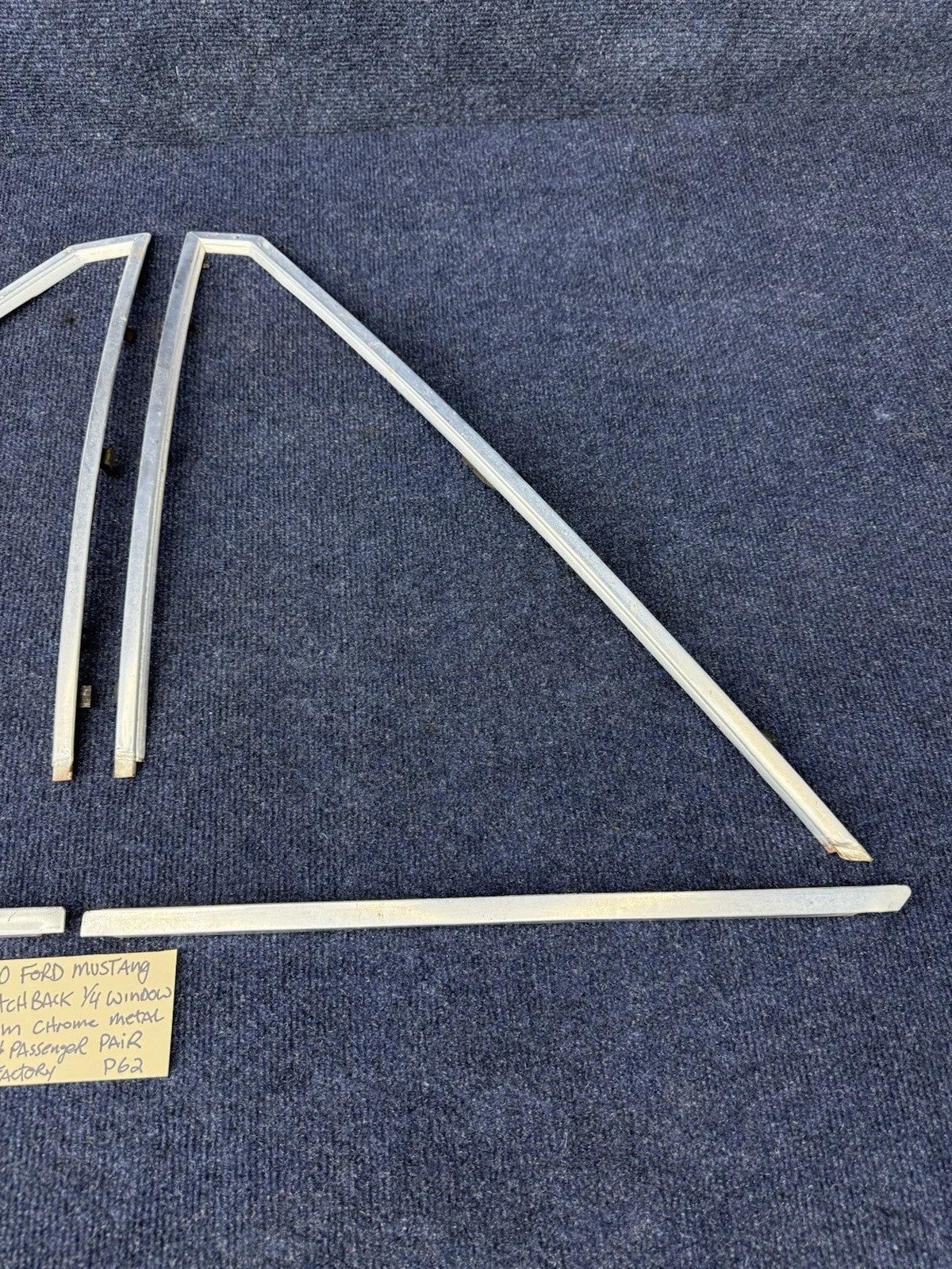 79-86 Ford Fox Body Mustang Hatch Quarter Window Trim OEM Ford 1979-1986