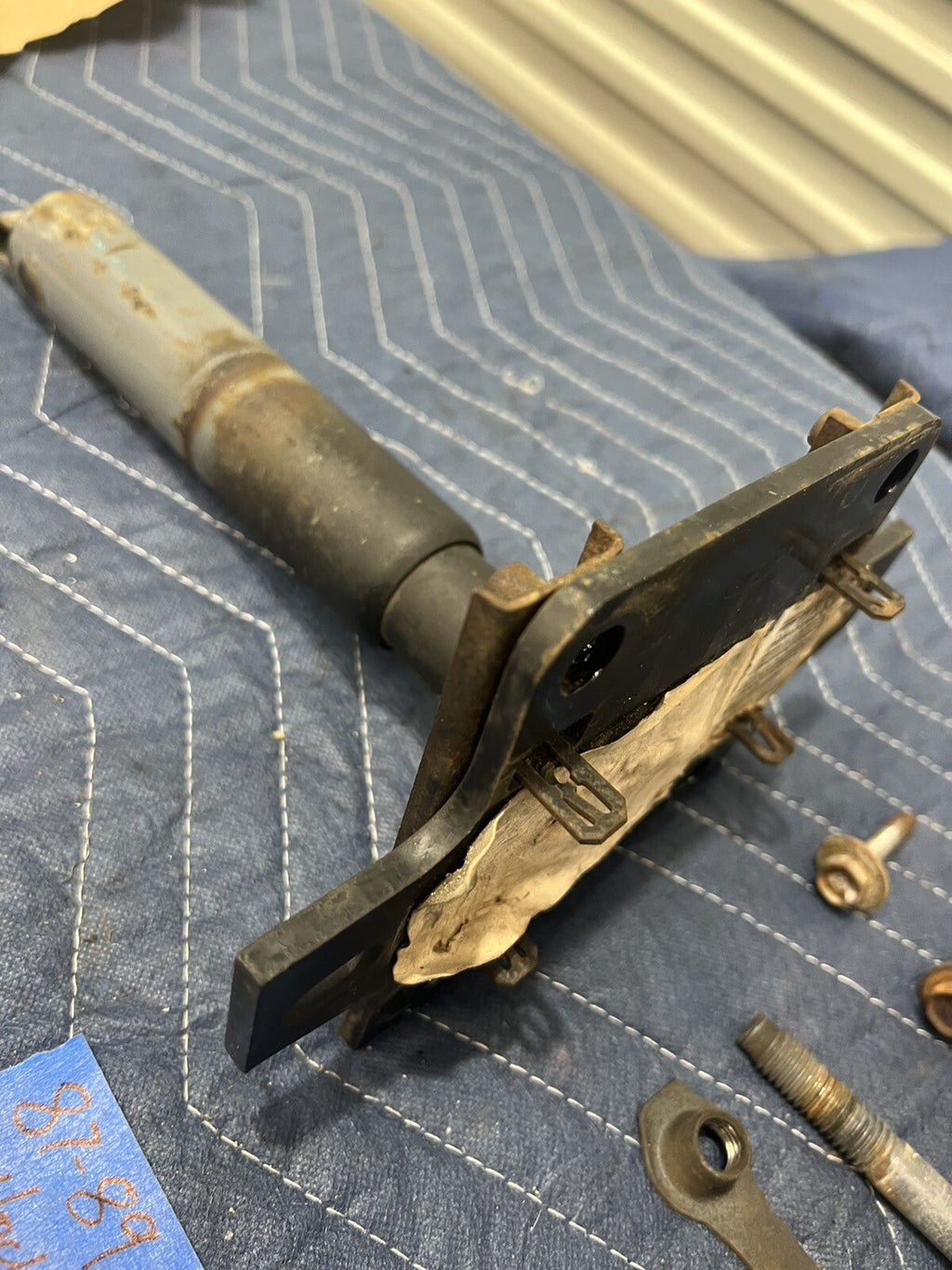 87-89 Ford Mustang Front Bumper Shock Absorber  Impact Crash Core Support  OEM
