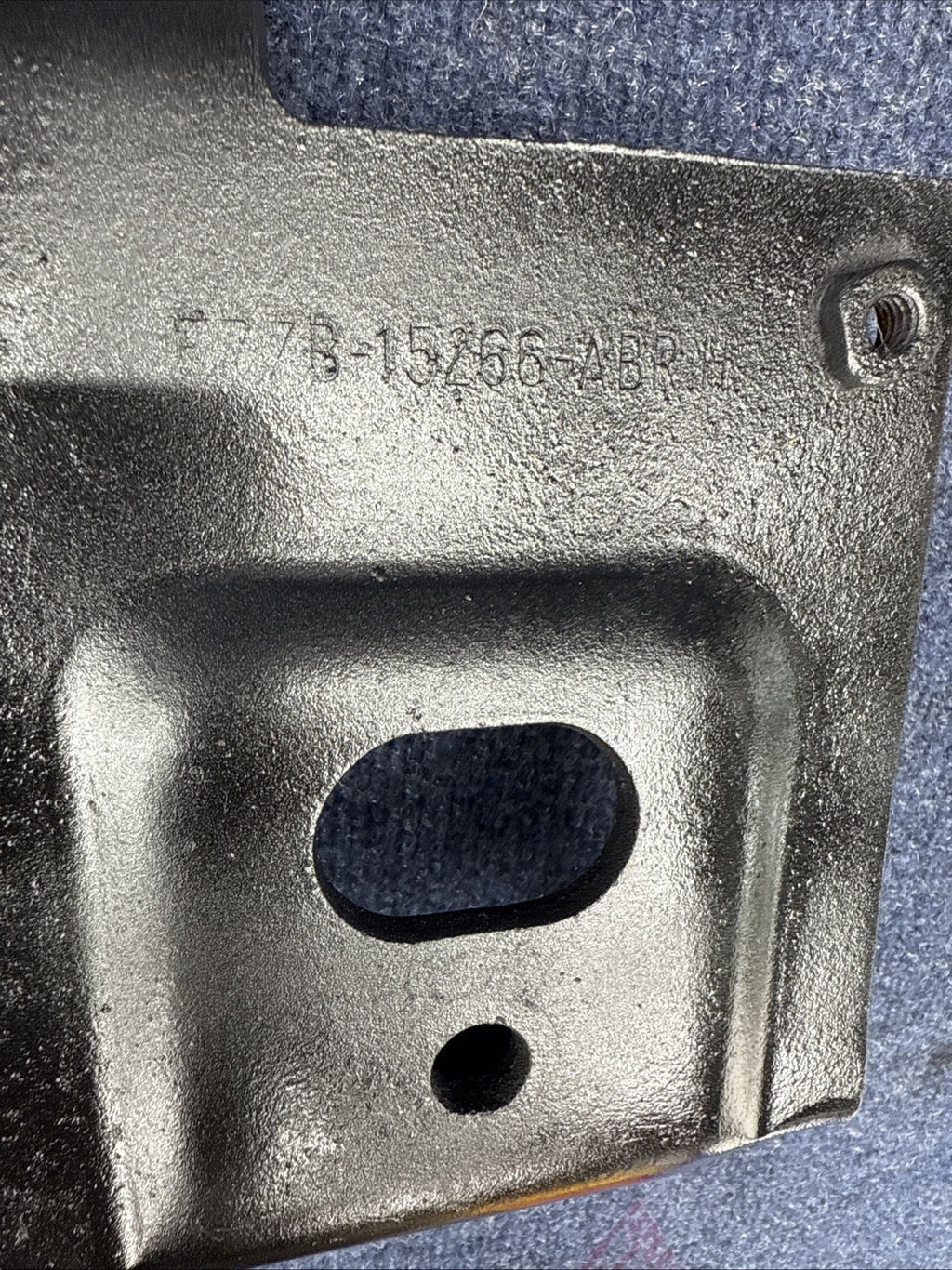 87-93 Ford Mustang GT Bumper Fog Light Brace Lower Mounting Bracket Support OEM