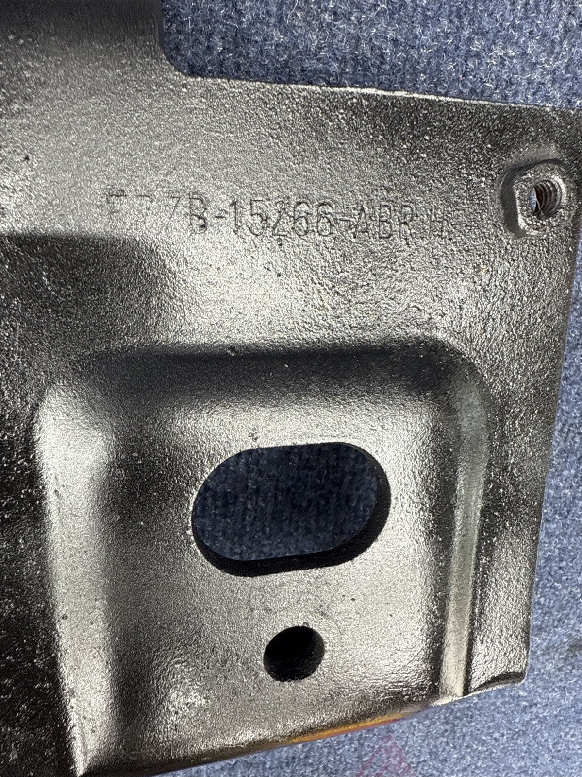 87-93 Ford Mustang GT Bumper Fog Light Brace Lower Mounting Bracket Support OEM