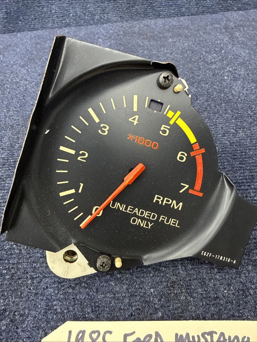 1983-1986 Ford Mustang GT 7K Gauge Cluster Tachometer Tach 83 84 85 86 OEM Lx V8