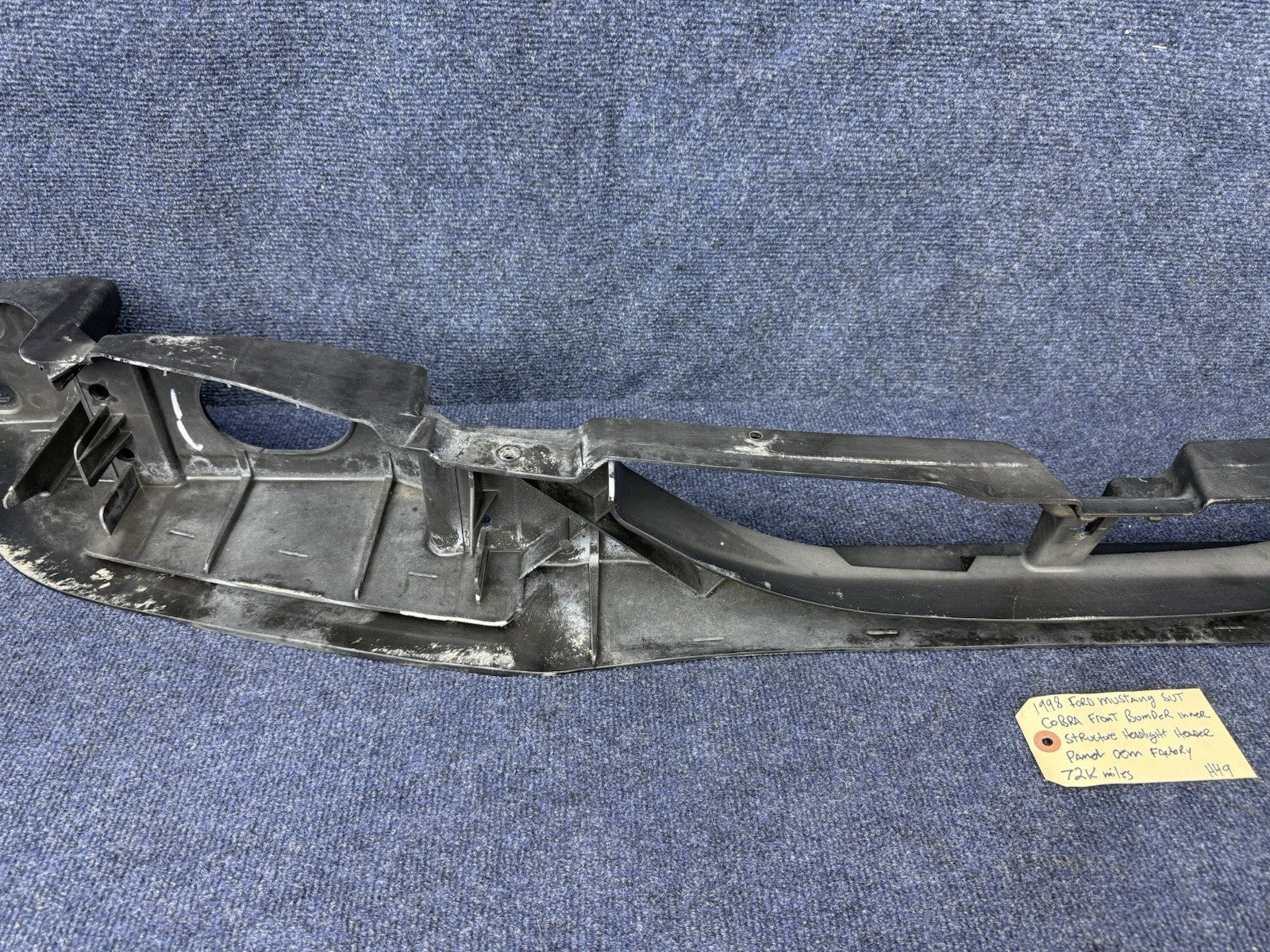1994-1998 Ford Mustang  GT Cobra Header Panel Front Headlight Holder Bumper OEM