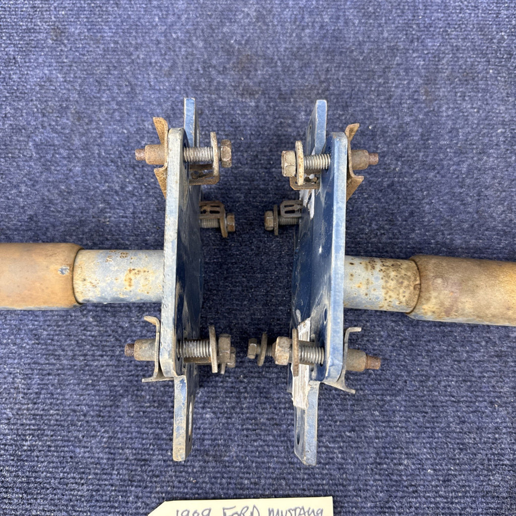 87-89 Ford Mustang Front Bumper Shock Absorbers Impact Crash Core Support Bars