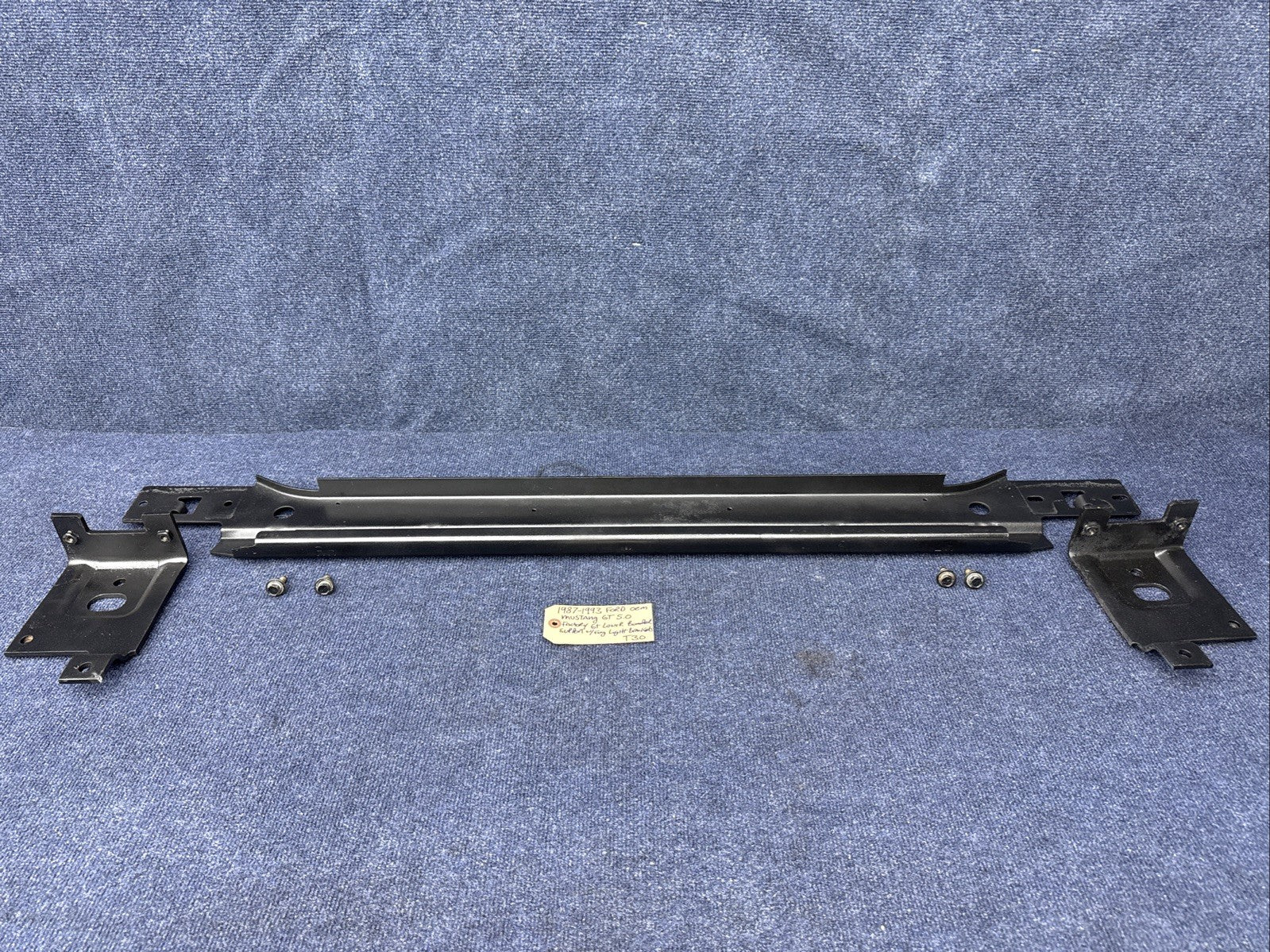 87-93 Ford Mustang GT Bumper Fog Light Brace Lower Mounting Bracket Support OEM