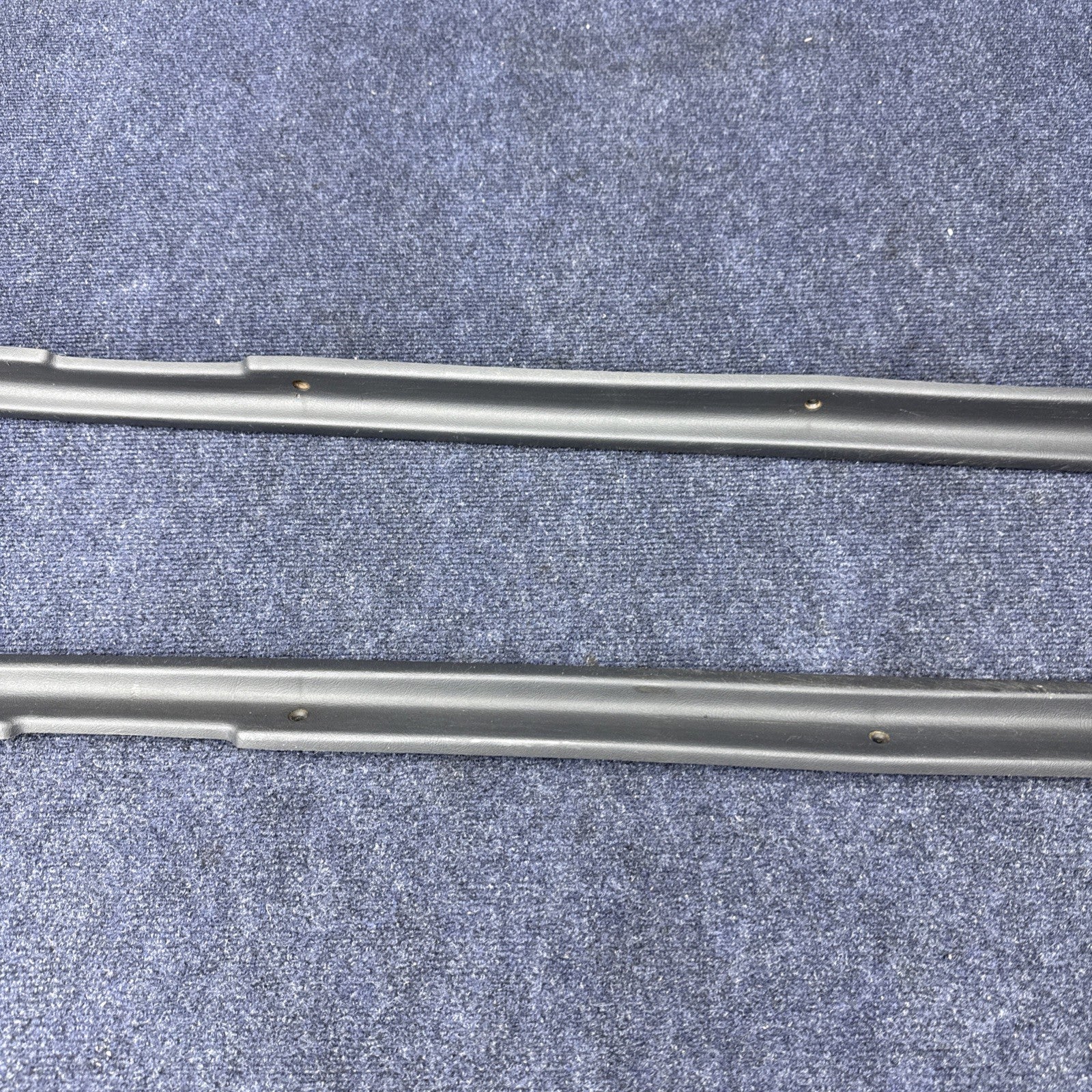 1984-1989 Lincoln Mark VII Door Sill Trim Panel PAIR LH RH OEM GREY LSC