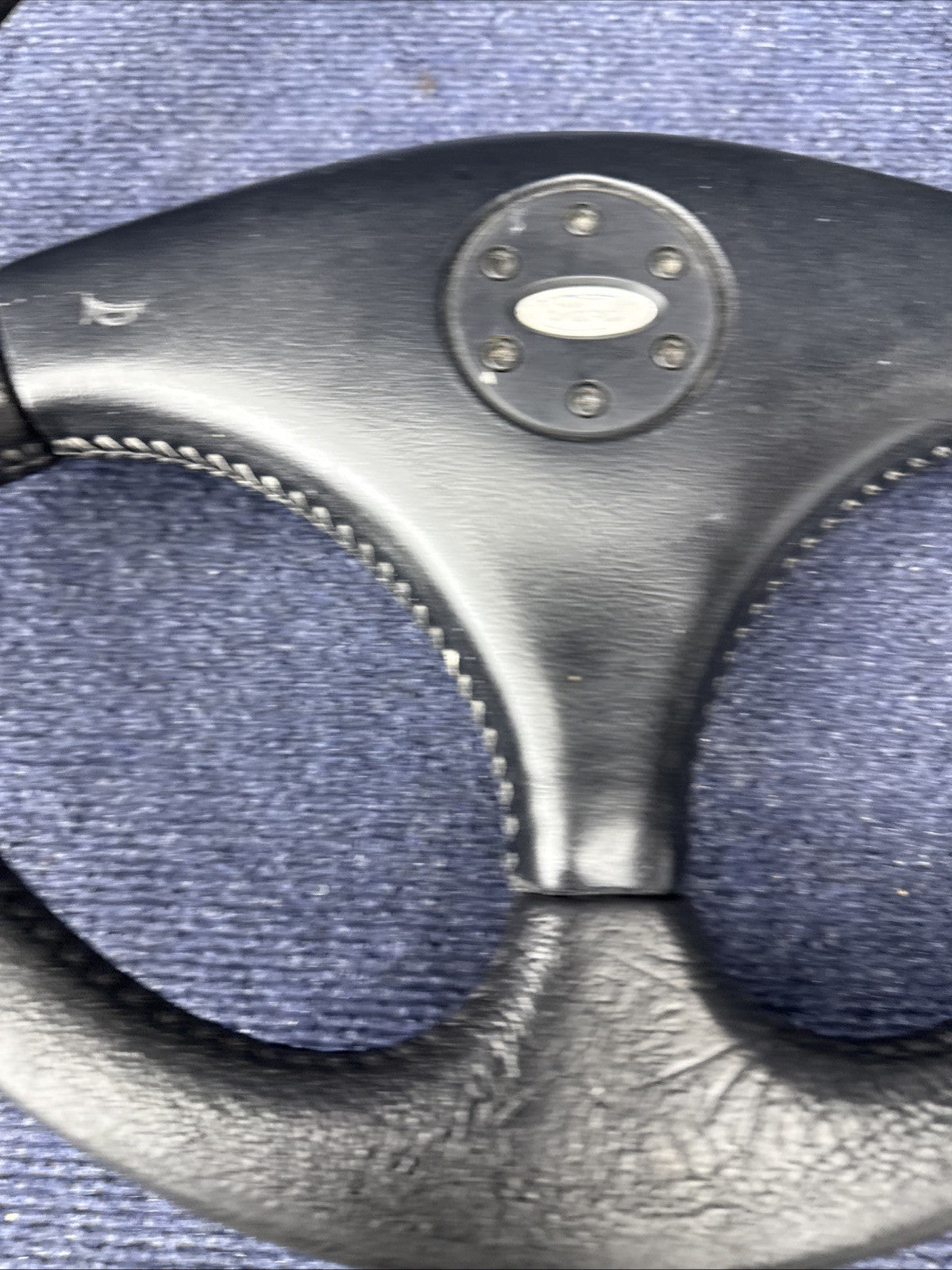 1984 85 86 ford mustang GT350 SVO factory leather steering wheel OEM Ford MINT