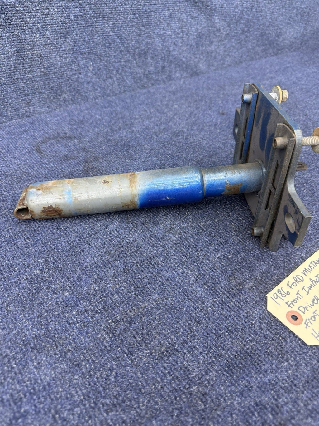 79 86 Ford Mustang Front Bumper Impact Shock Absorber Crash Support Lh OEM Left