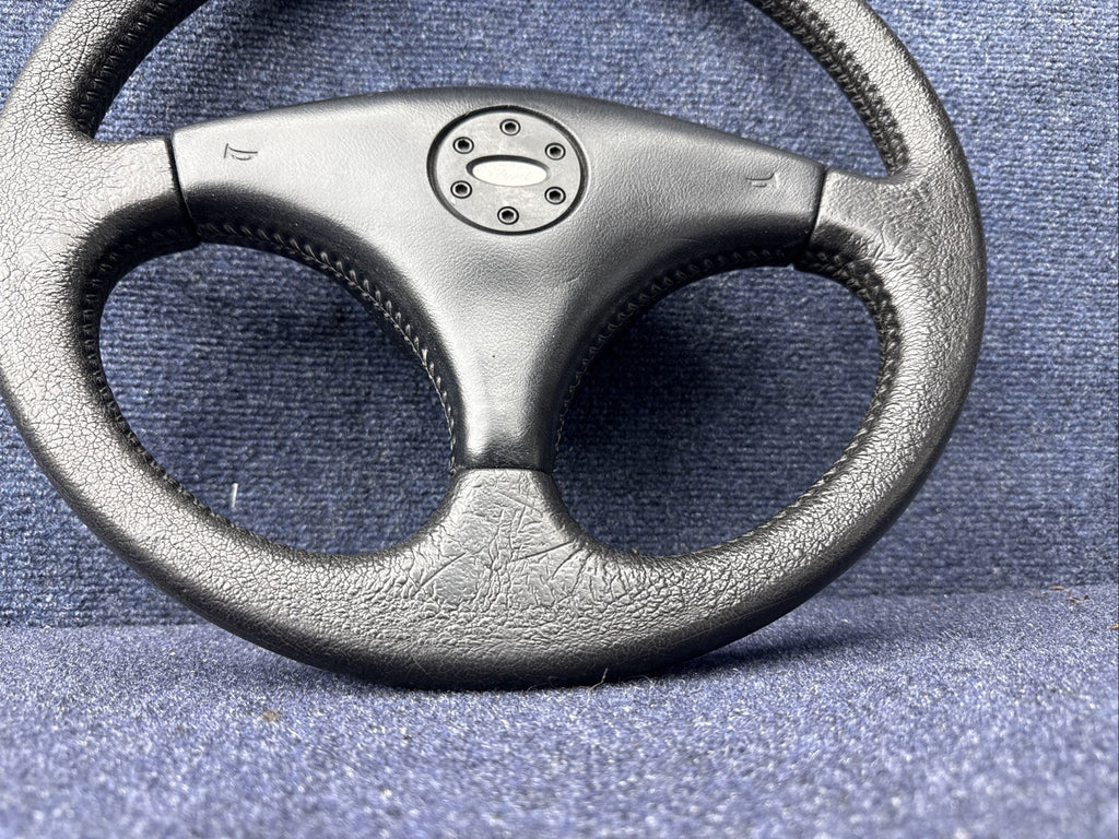 1984 85 86 ford mustang GT350 SVO factory leather steering wheel OEM Ford MINT