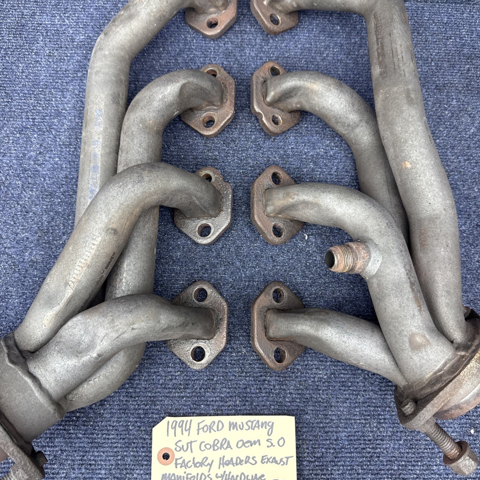 1994 MUSTANG Svt Cobra OEM EXHAUST MANIFOLD HEADER SET Factory Gt 5.0 94-95 302
