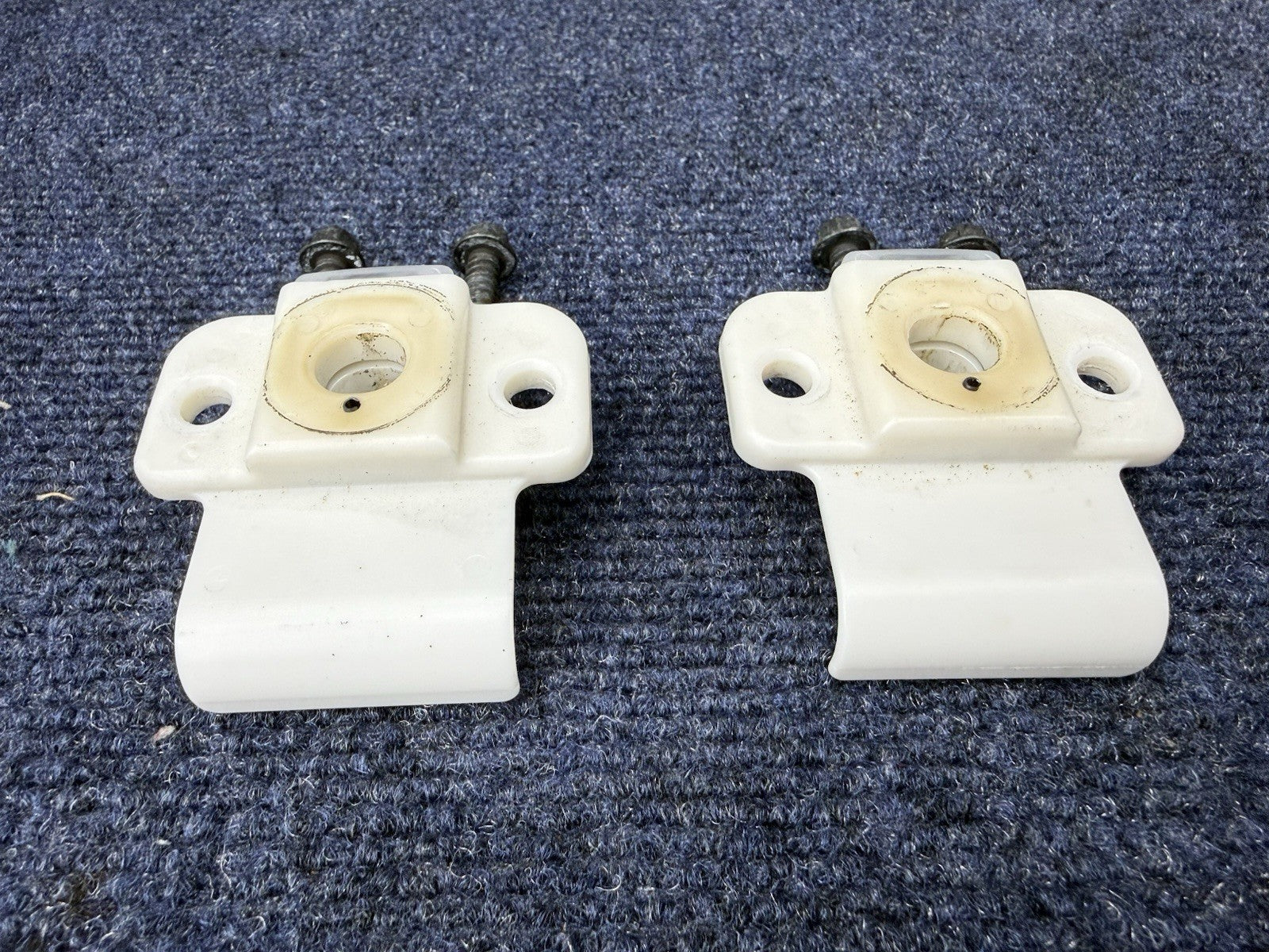 1994-1998 Ford Mustang Lower Rear Seat Retainers Brackets Hardware OEM Factory