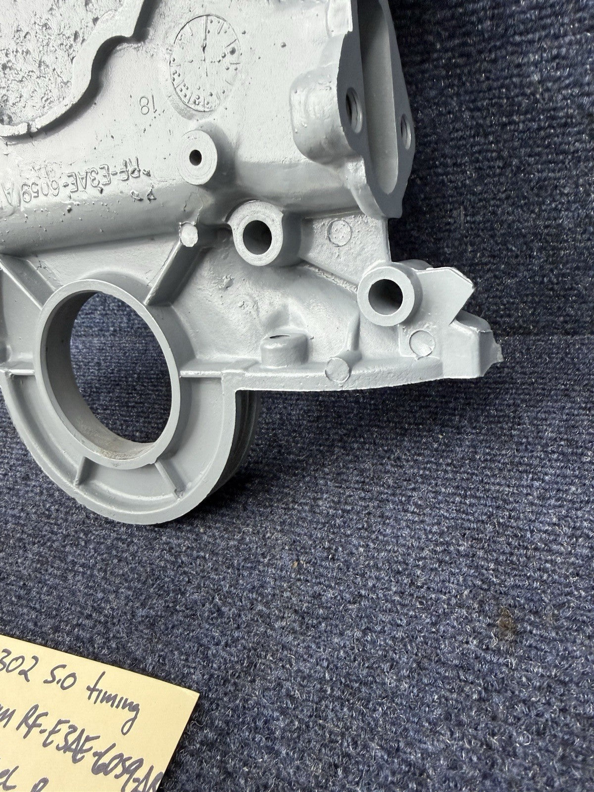Ford 302 351w Timing Chain Cover Factory w/ Mechanical Fuel Pump RF-E3AE-6059-AB