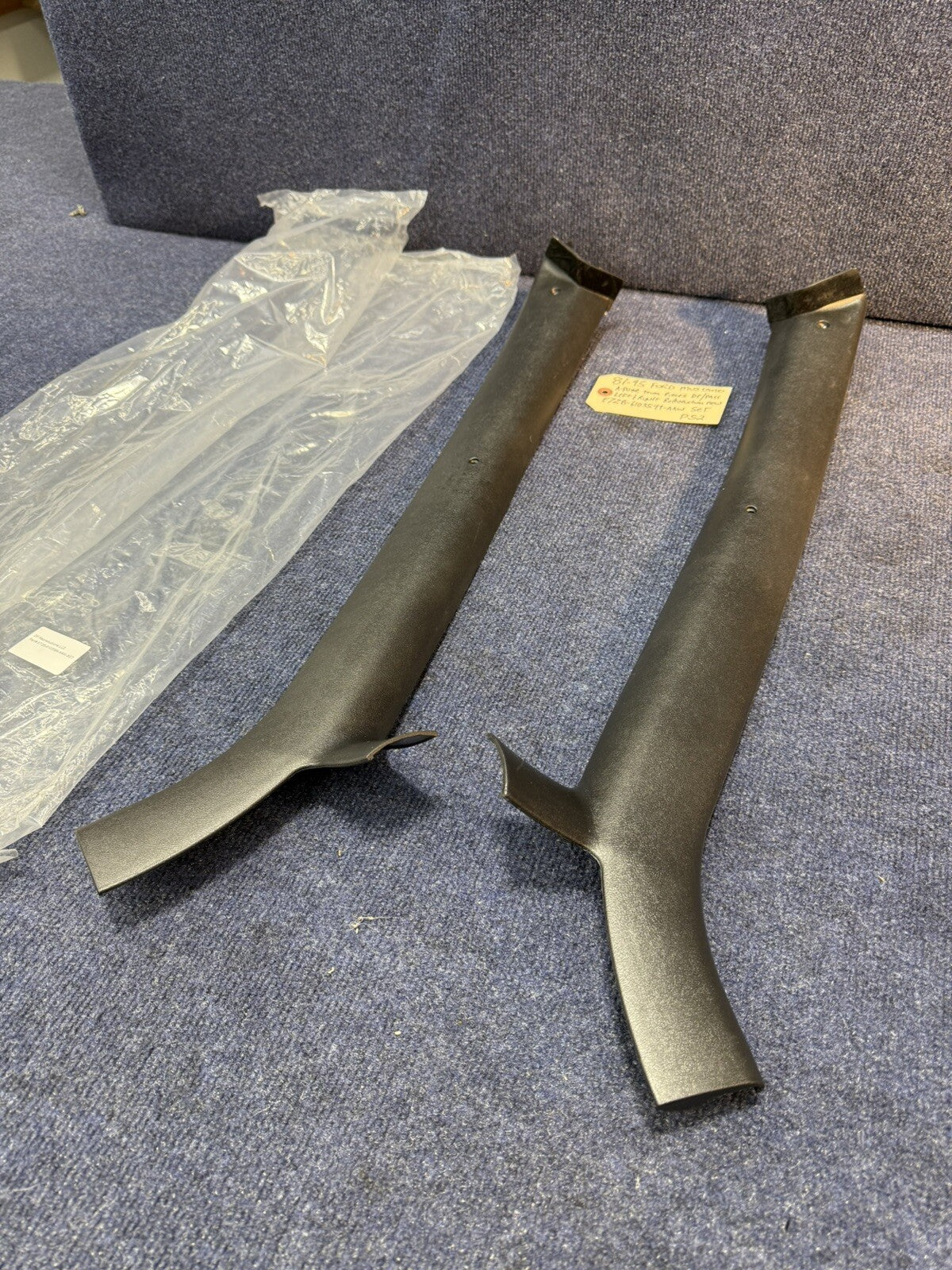 87-90-93 Ford Mustang Black Pillar Pods Trim Windshield Headliner Inner  GT Lx
