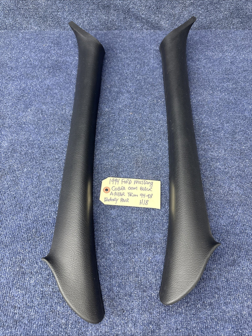 1994 Ford Svt Cobra OEM Black Factory Mustang Coupe Interior A-Pillar Trim 94-98