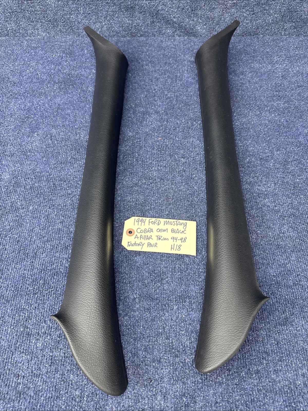 1994 Ford Svt Cobra OEM Black Factory Mustang Coupe Interior A-Pillar Trim 94-98