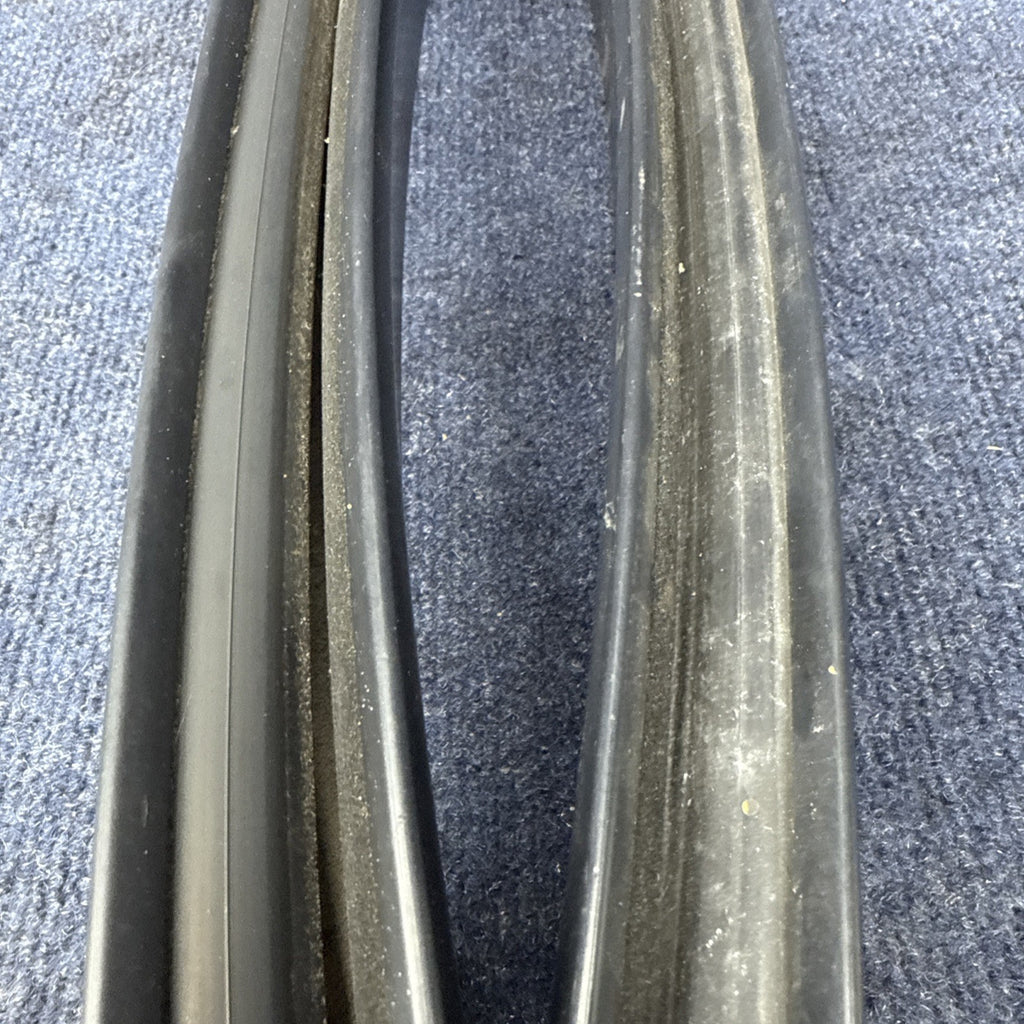 83-93 Mustang RH & LH Convertible Quarter Window Trim Guide Rear OEM 1987-1993