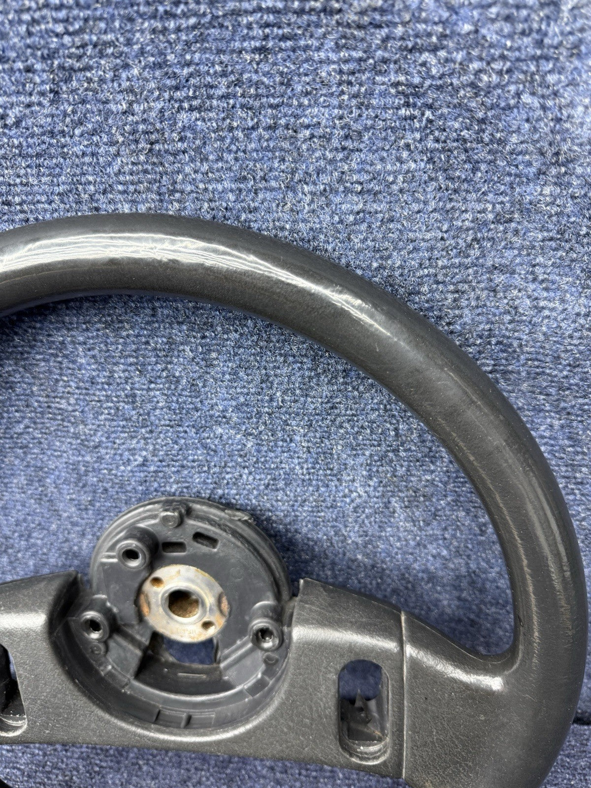 1987-1989 FORD MUSTANG BLACK STEERING WHEEL 87 88 89 OEM GT LX 2 Spoke Factory