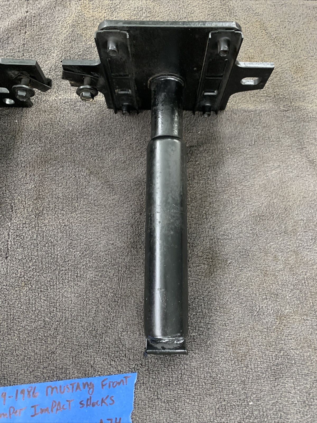 79 86 Ford Mustang Front Bumper Impact Shock Absorbers Crash Support OEM
