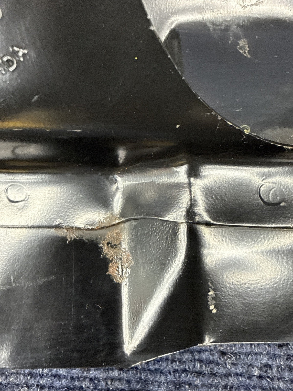 1990-1993 Ford Mustang Dash Knee Pad Bolster Metal Panel Steel Crash Impact OEM