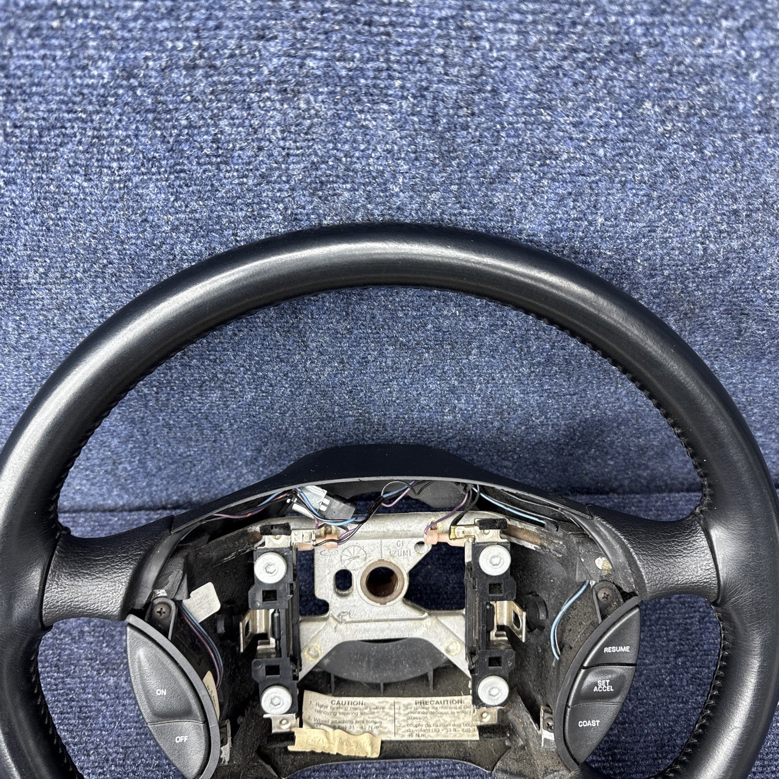 94 Mustang Svt Cobra Steering Wheel With Cruise Control Buttons 94-04 Gt Lx OEM