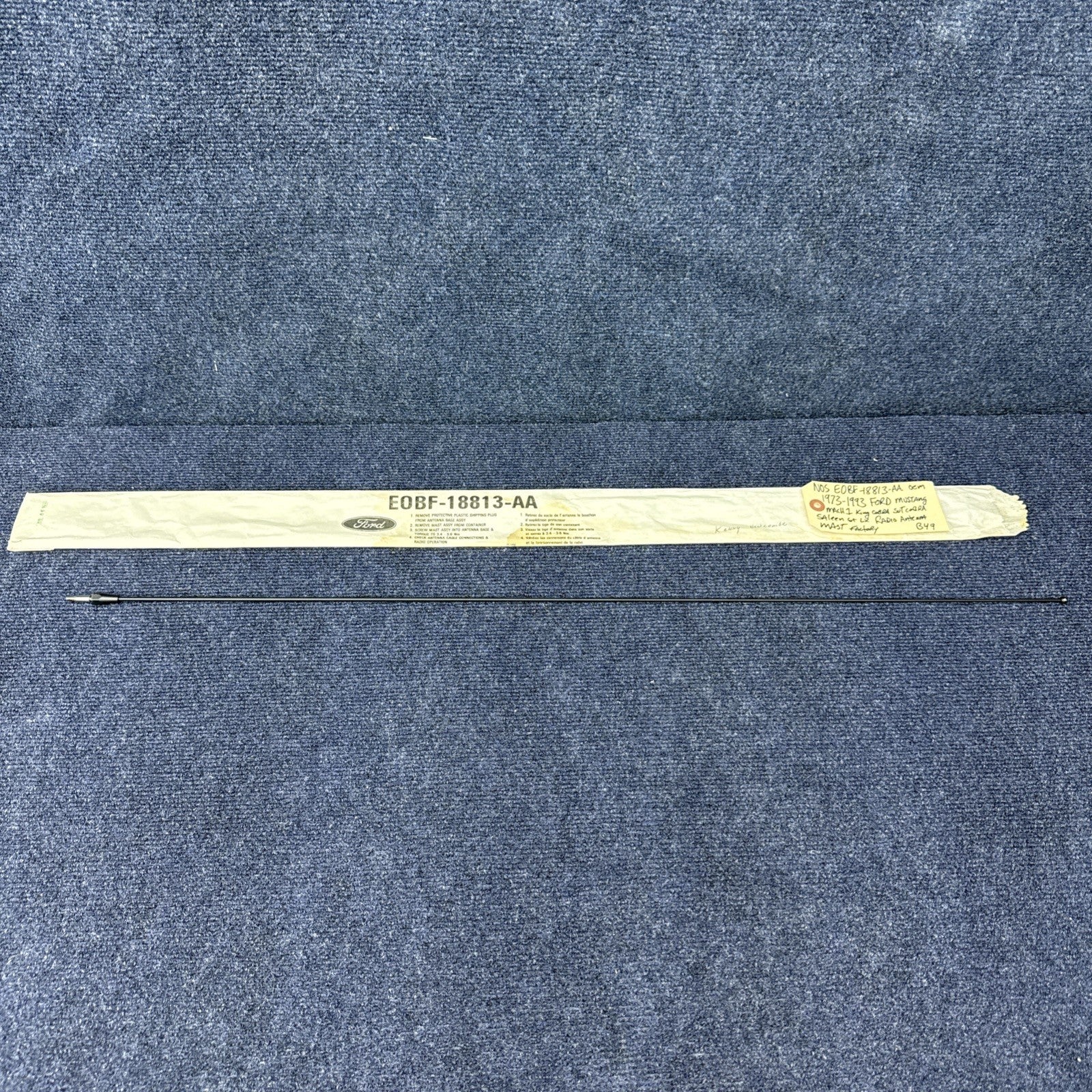 1973-1993 Ford Mustang Mach 1 King Cobra LX GT SVO Saleen NOS RADIO ANTENNA MAST