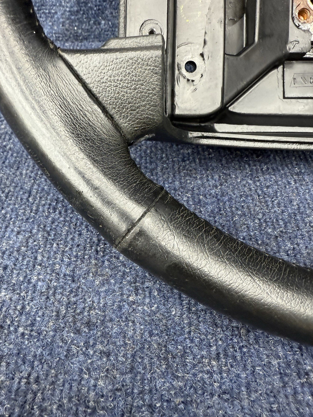 90-93 Ford Mustang Black Steering Wheel Leather  Factory OEM Coupe Hatch Stock