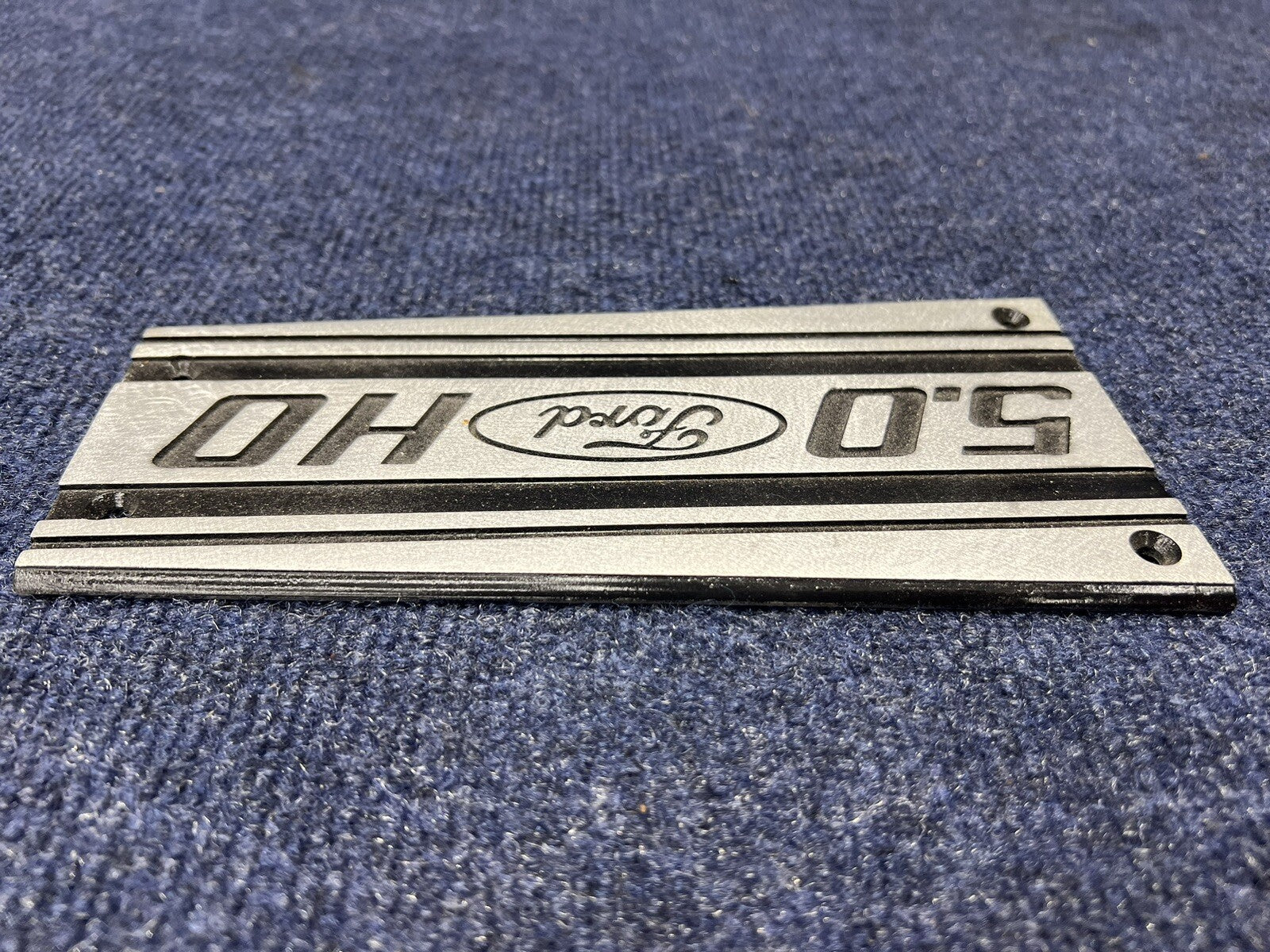 86-87-93 Ford Mustang Factory Upper Intake Manifold Plaque Cover 5.0 V8 OEM GT 