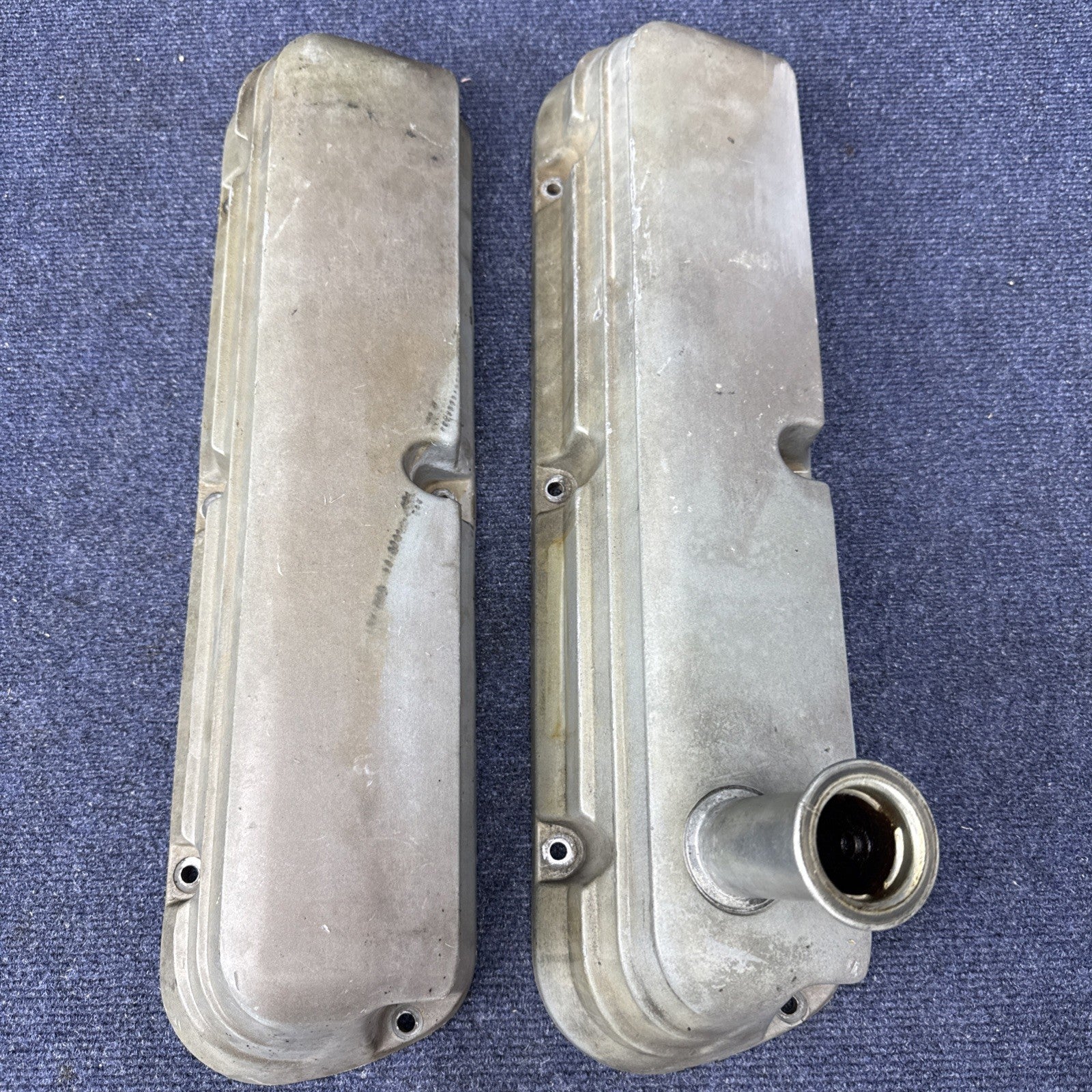 87-93 Ford Mustang Factory Aluminum Valve Covers 5.0L 5.0 302 289 E6ZE-6583-AB