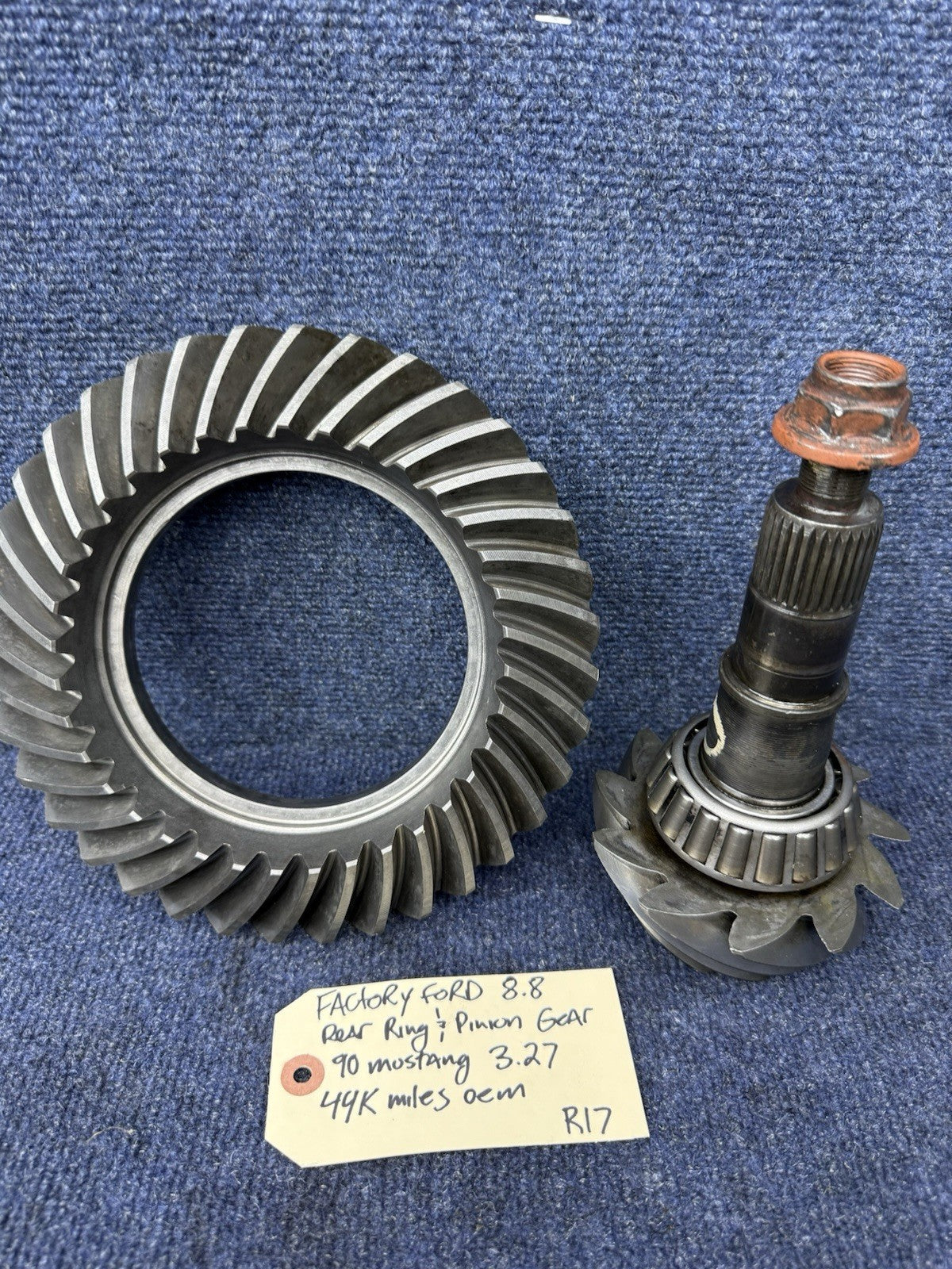 87-93 Ford Mustang 3.27 Ring & Pinion Gears Set 8.8 Axle Differential Carrier OE
