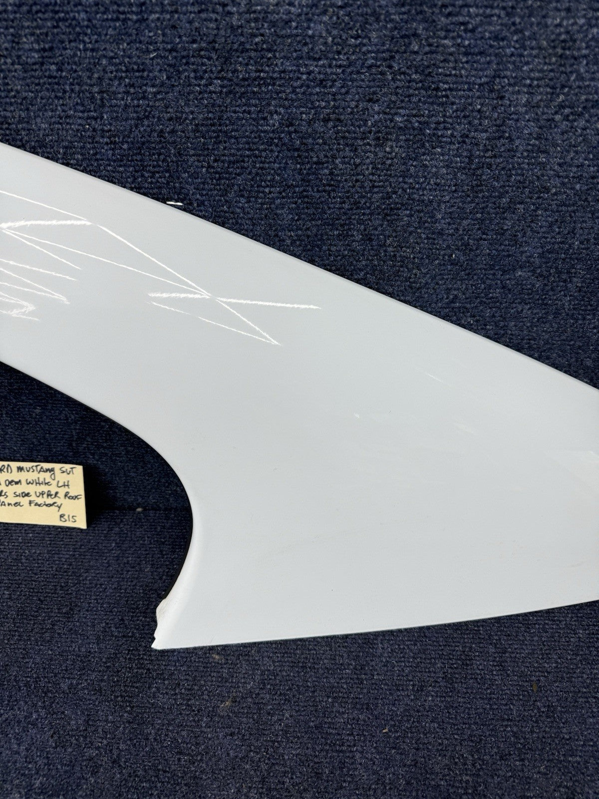 1994-1998 Mustang Svt Cobra Coupe Roof Rear Quarter Glass Trim Moulding - Driver