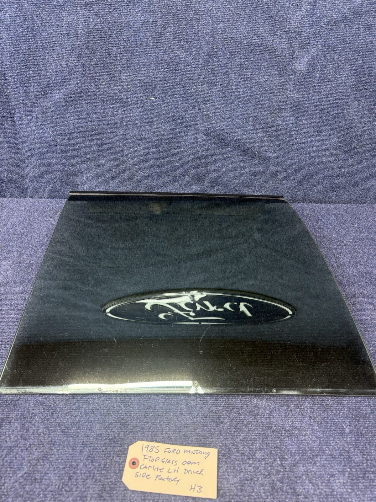 1979-1986 Ford Mustang T-Top Roof Glass OEM Factory Carlite Left LH Drivers Side