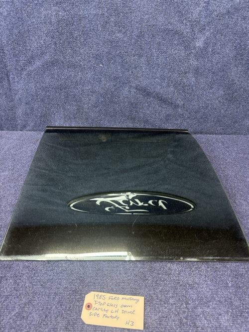 1979-1986 Ford Mustang T-Top Roof Glass OEM Factory Carlite Left LH Drivers Side