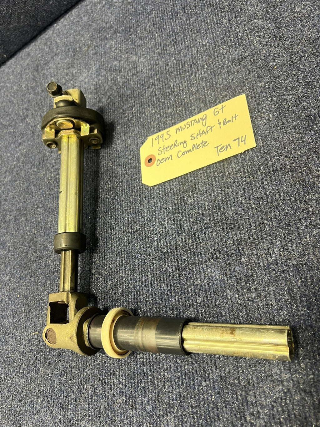 94-04 MUSTANG LX GT SVT LOWER STEERING SHAFT UNIVERSAL RAG JOINT COLUMN COUPLER 