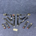 1994 Mustang Svt Cobra Coupe Complete Black Seatbelt Set Front Rear Rh Lh OEM